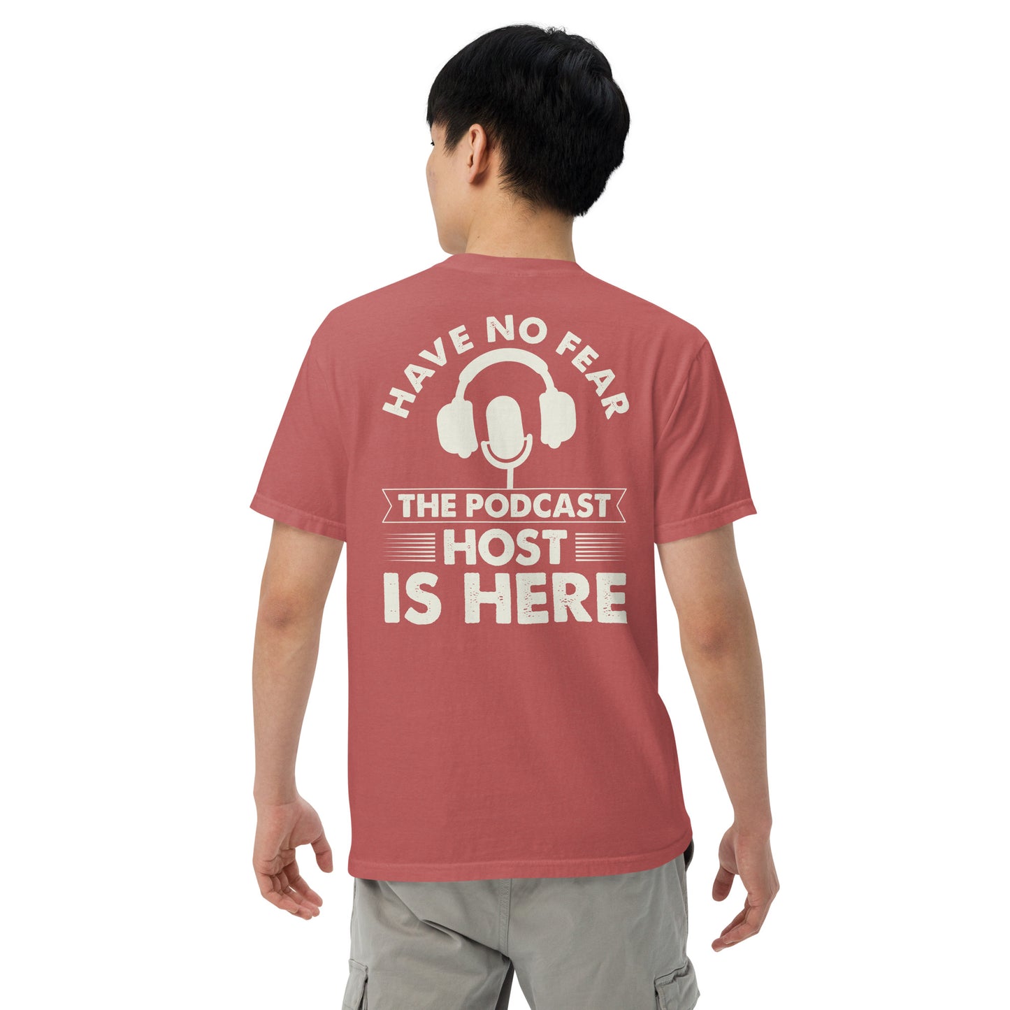 Podcast Host: Unisex Comfort Wear/Colors Heavyweight T-Shirt