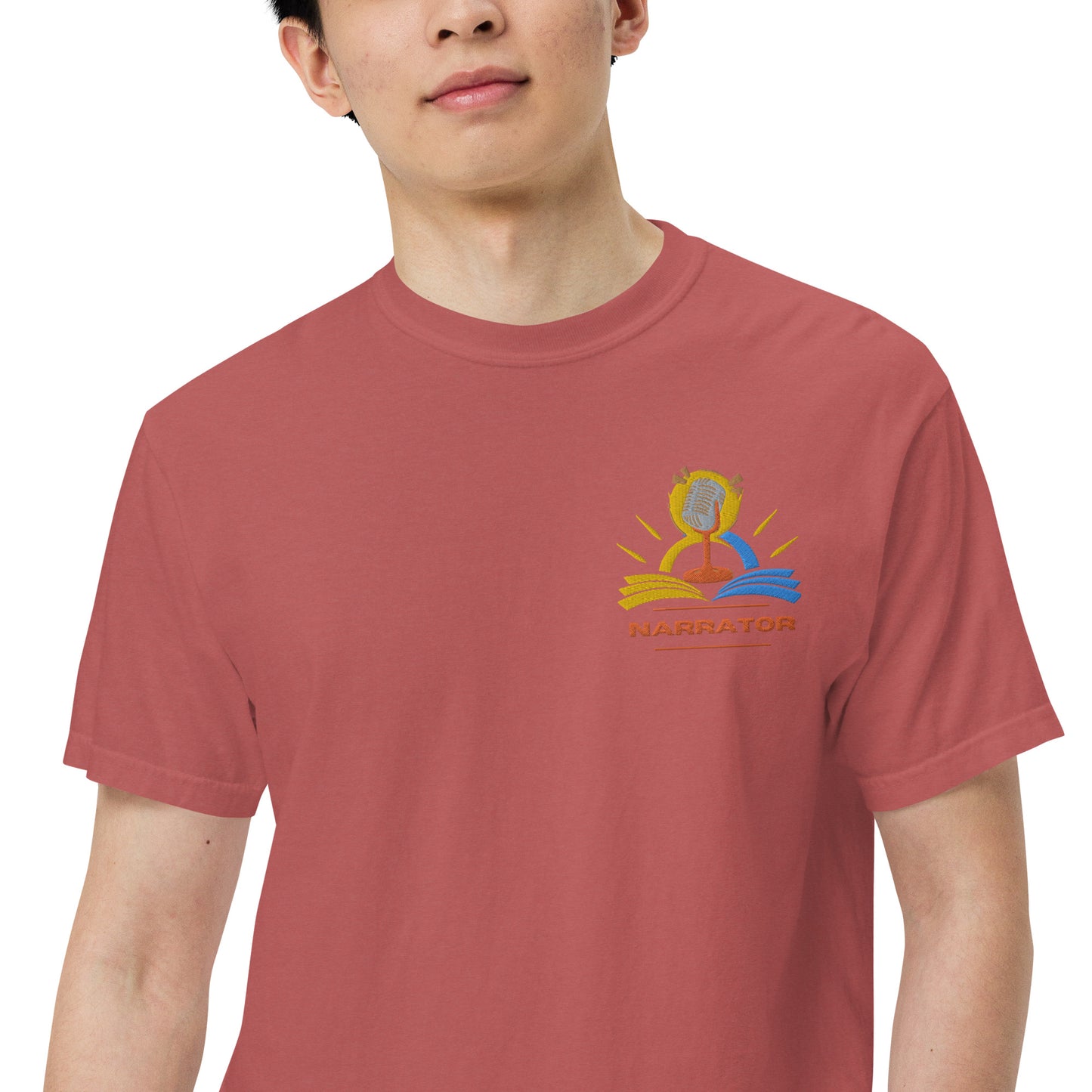 SOTVO Booth Wear: Script Plot Twist: Unisex Comfort Wear/Colors Heavyweight T-Shirt