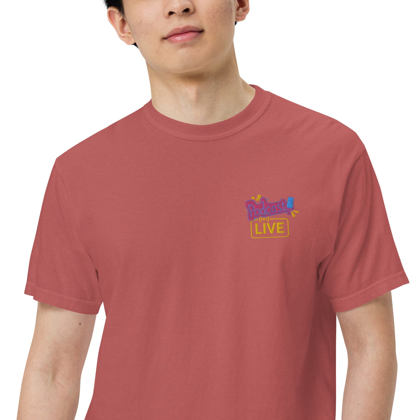 Podcast Live On Air: Unisex Comfort Wear/Colors Heavyweight T-Shirt