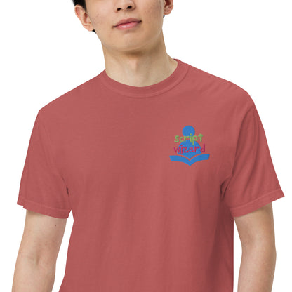 SOTVO Booth Wear: Script Wizard: Unisex Comfort Wear/Colors Heavyweight T-Shirt