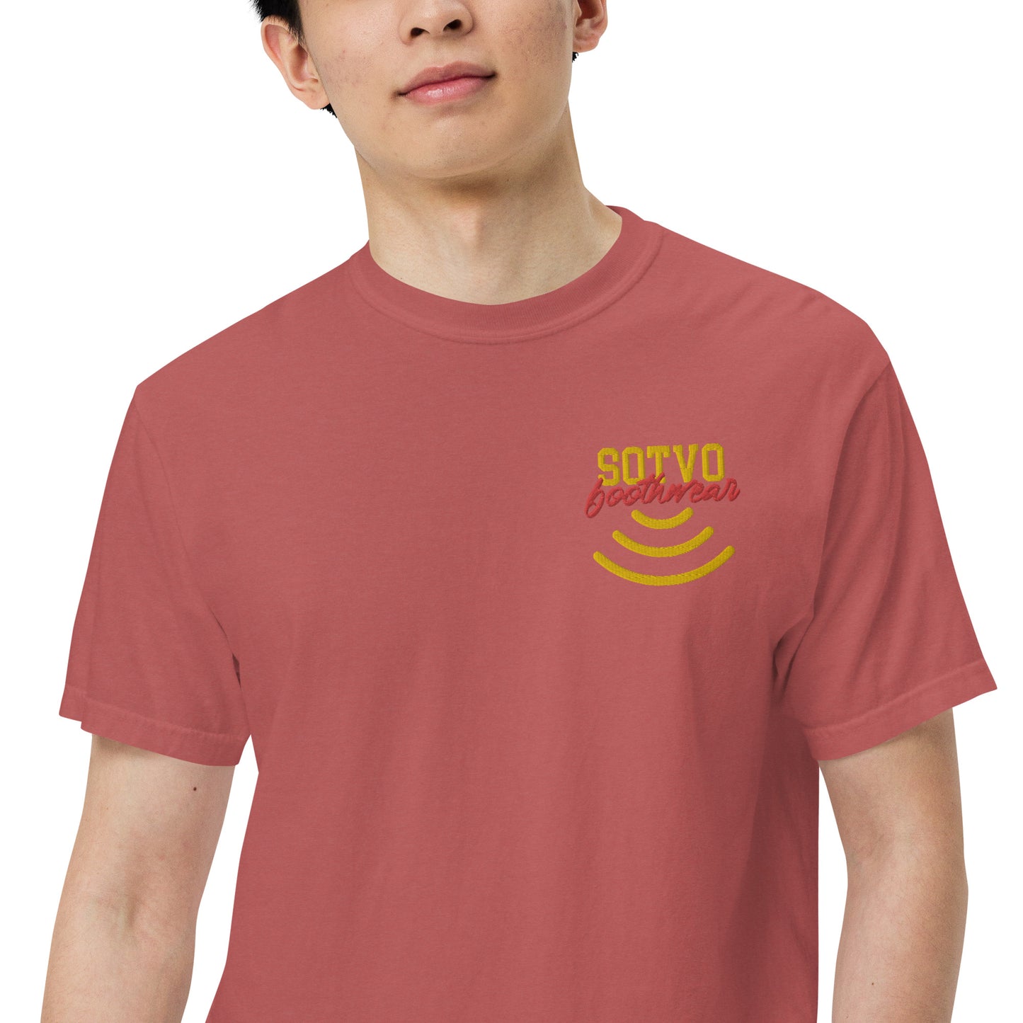 SOTVO Booth Wear: "Narrator": Unisex Comfort Wear/Colors Heavyweight T-Shirt