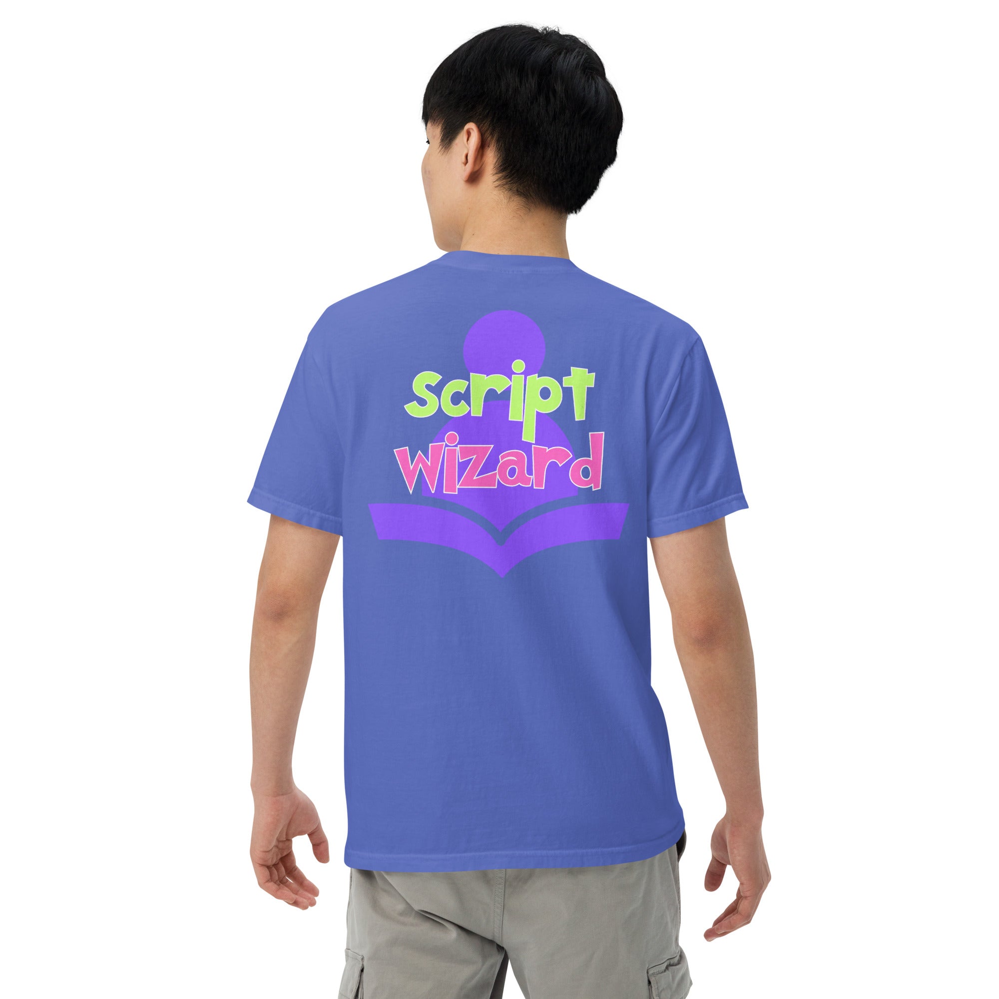 SOTVO Booth Wear: Script Wizard: Unisex Comfort Wear/Colors Heavyweight T-Shirt