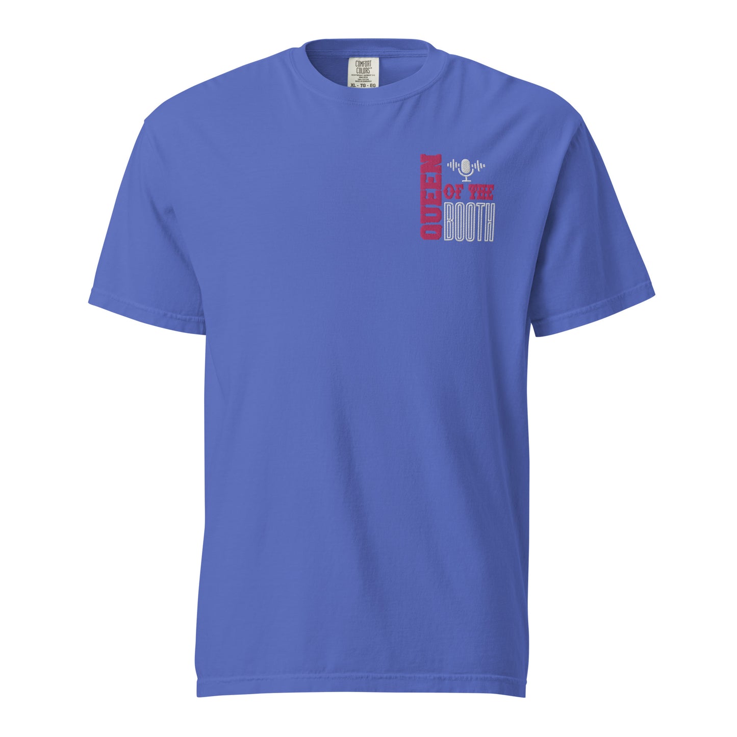 SOTVO Booth Wear: "Queen of the Booth": Unisex Comfort Wear/Colors Heavyweight T-Shirt