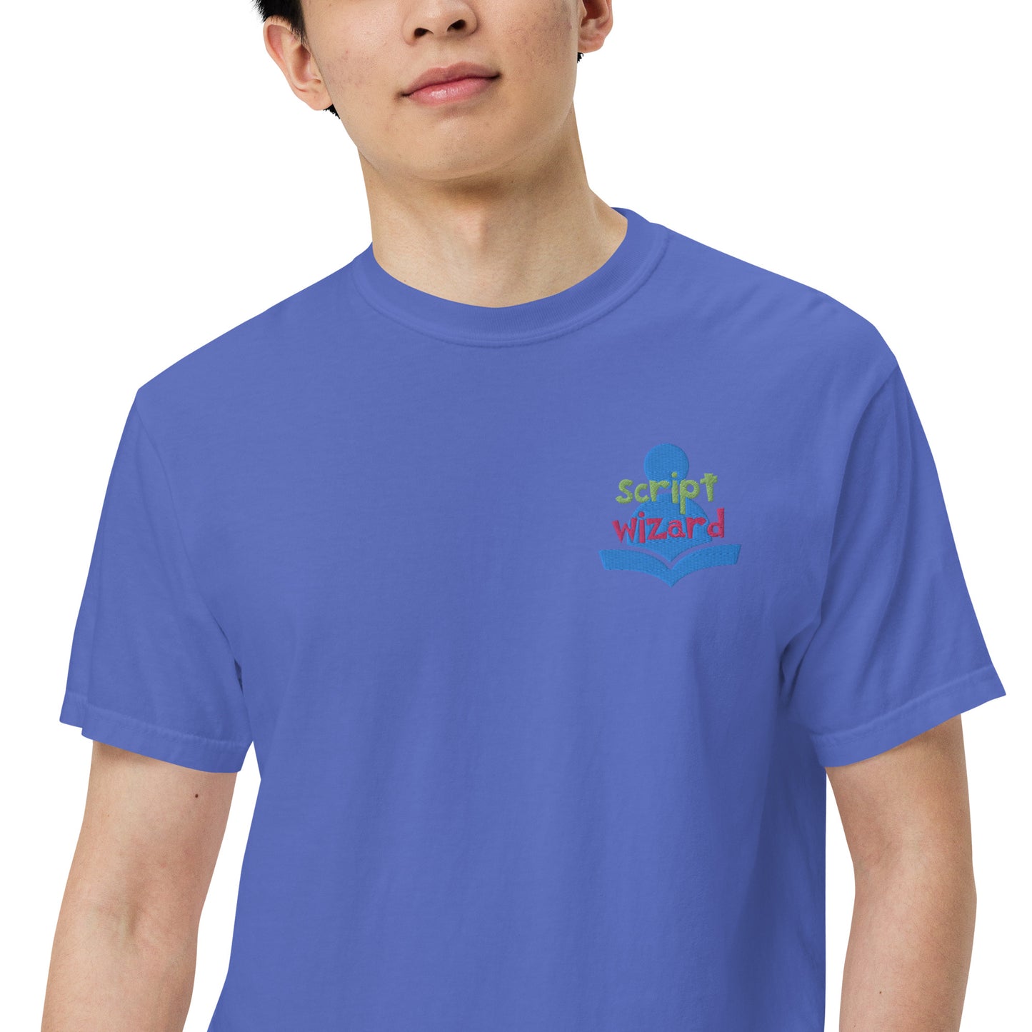 SOTVO Booth Wear: Script Wizard: Unisex Comfort Wear/Colors Heavyweight T-Shirt