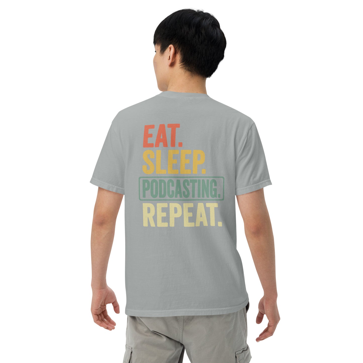 SOTVO Booth Wear: Podcast Repeat: Unisex Comfort Wear/Colors Heavyweight T-Shirt