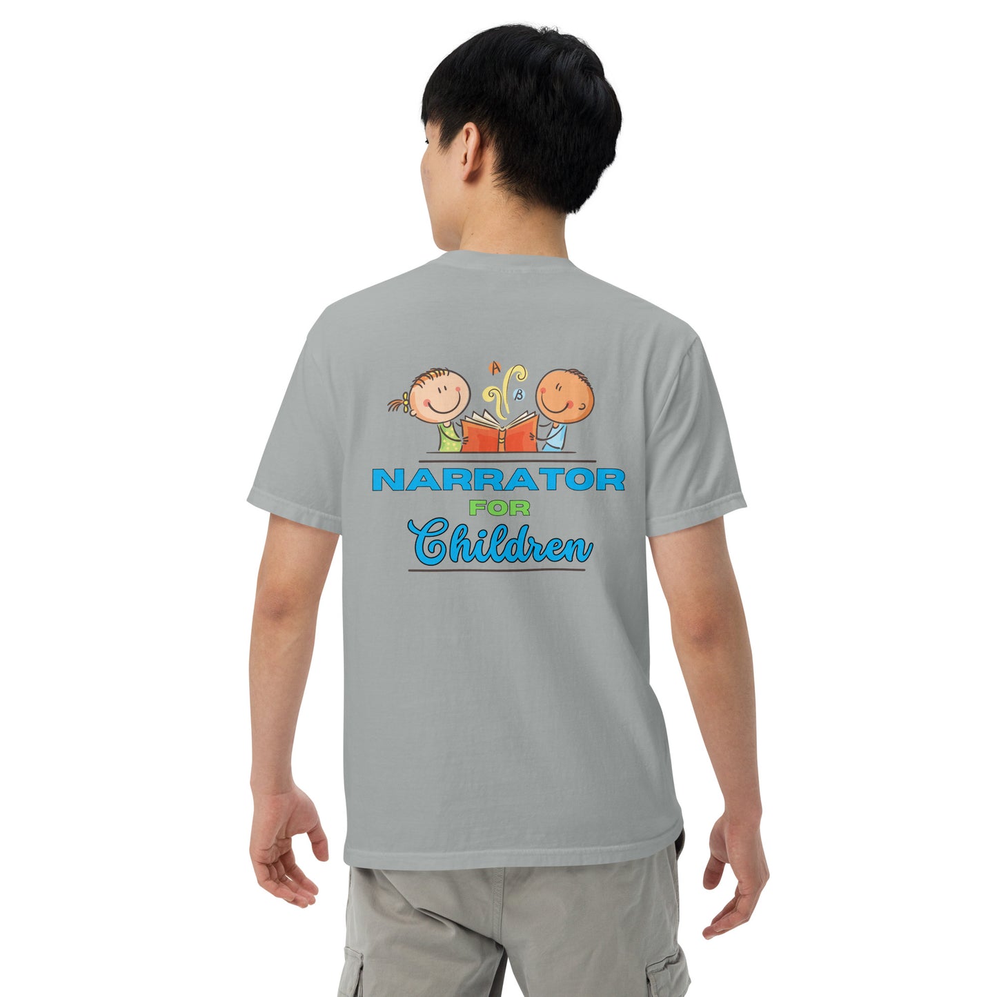 SOTVO Booth Wear: Narrator for Children: Unisex Comfort Wear/Colors Heavyweight T-Shirt