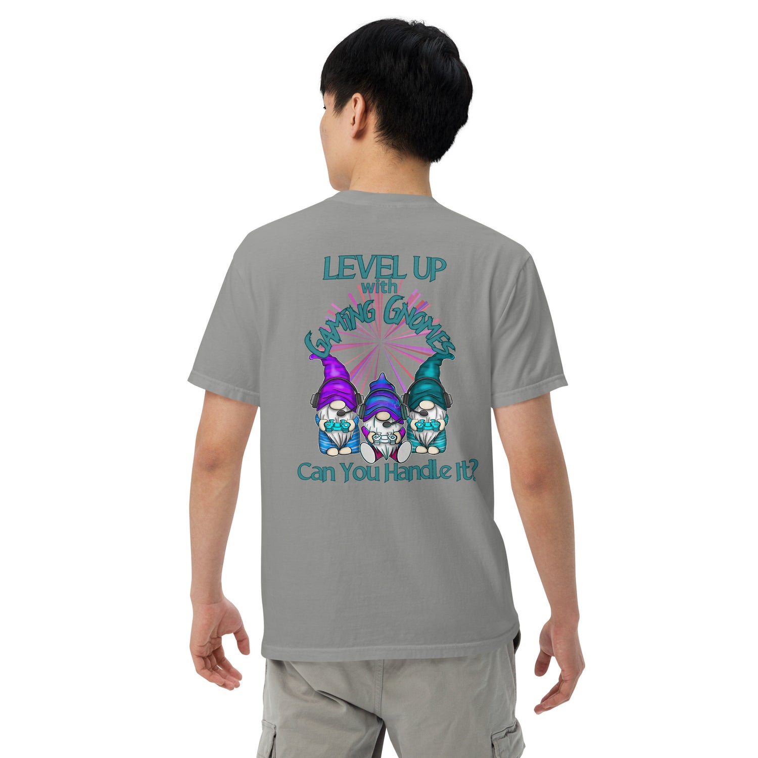 Gaming Gnomes: Unisex Comfort Wear/Colors Heavyweight T-Shirt