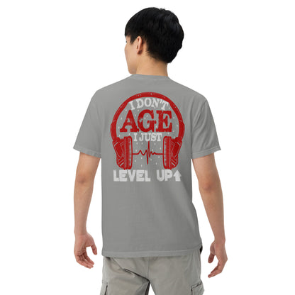 Older Bolder Level Up: Unisex Comfort Wear/Colors Heavyweight T-Shirt