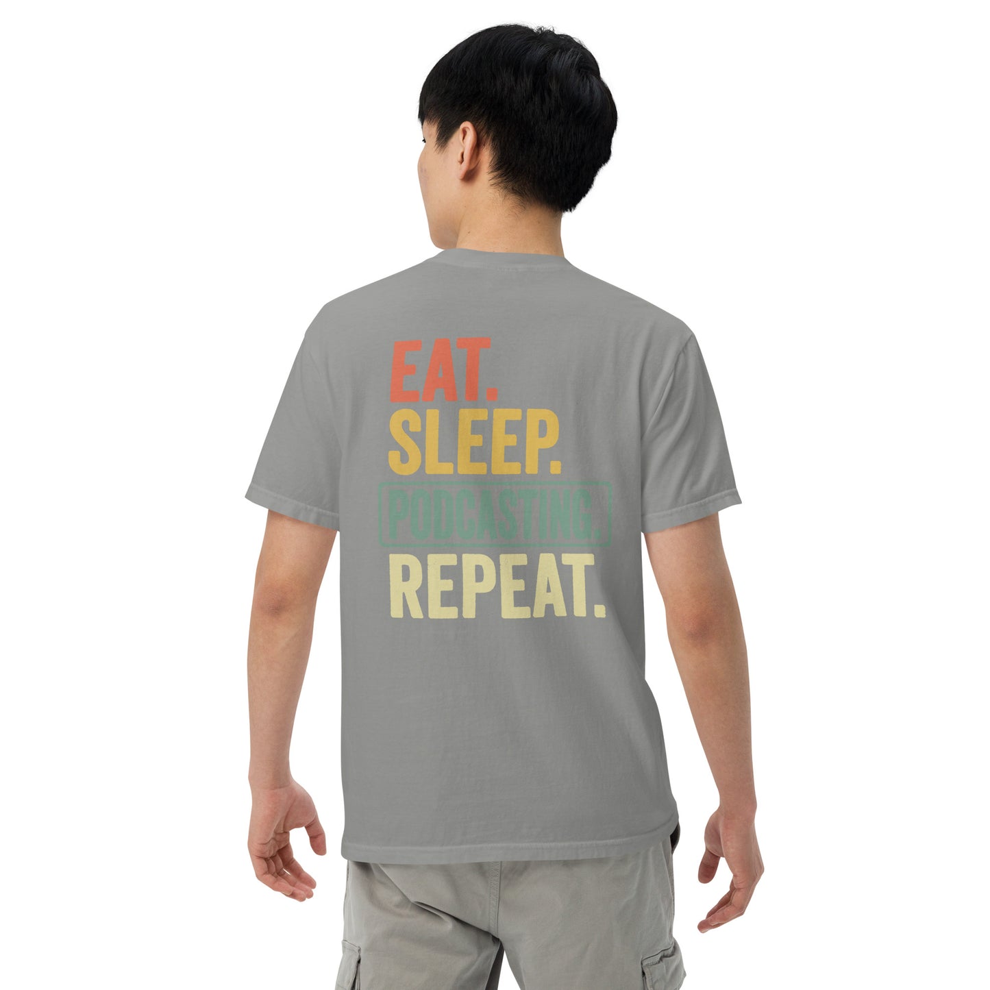 SOTVO Booth Wear: Podcast Repeat: Unisex Comfort Wear/Colors Heavyweight T-Shirt