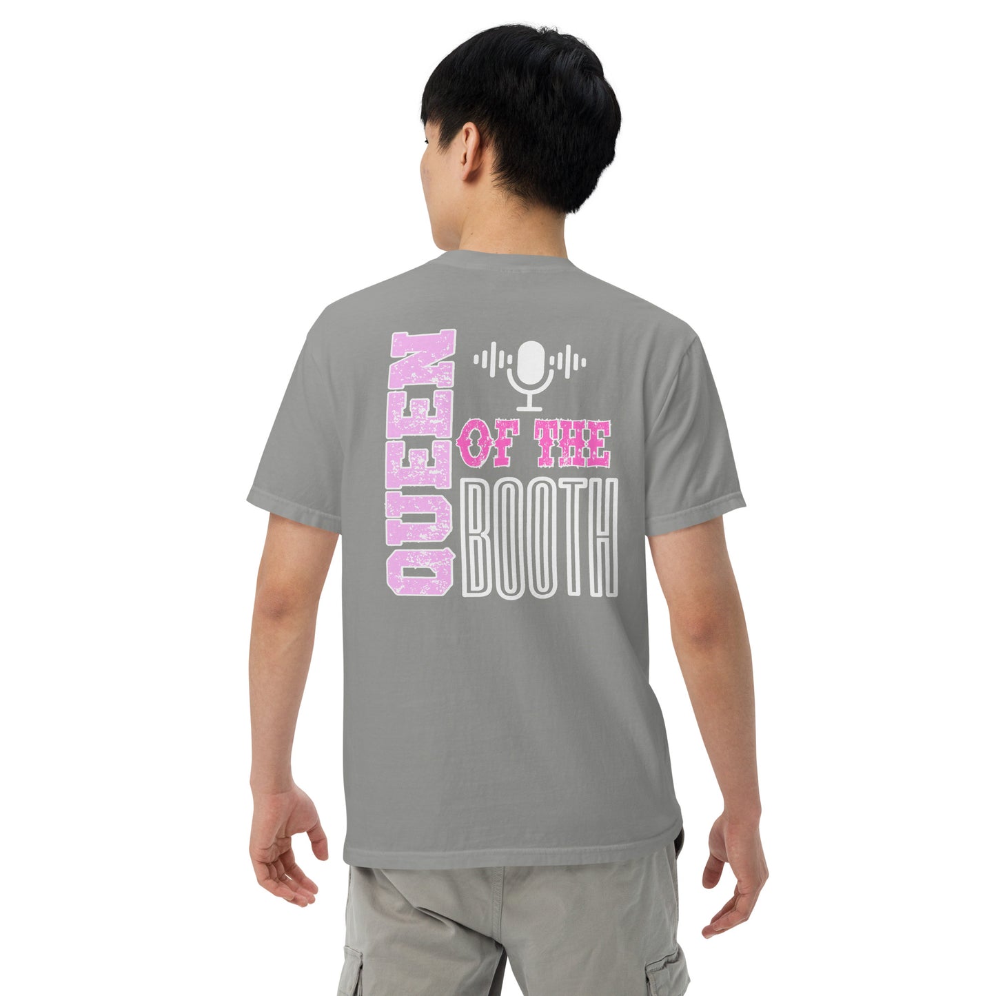 SOTVO Booth Wear: "Queen of the Booth": Unisex Comfort Wear/Colors Heavyweight T-Shirt