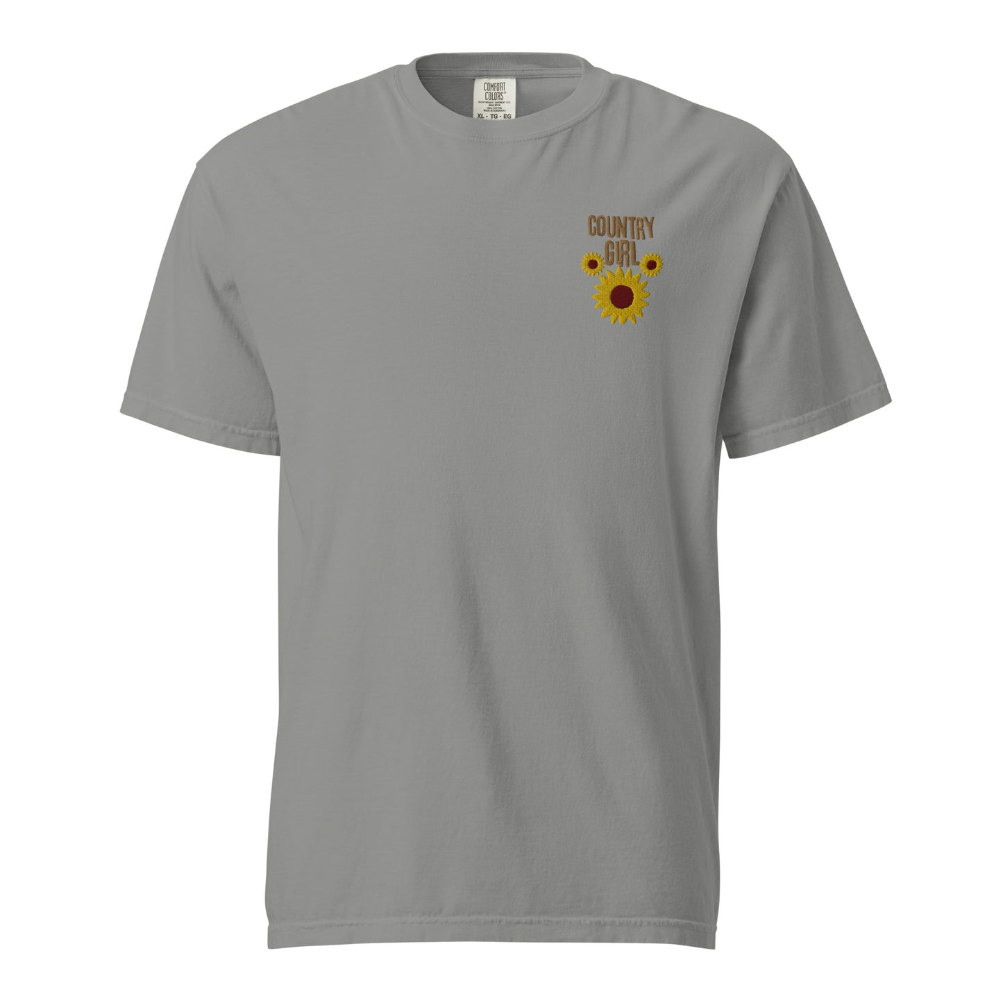 Cute Country Girl Fun Chickens: Unisex Comfort Wear/Colors Heavyweight T-Shirt