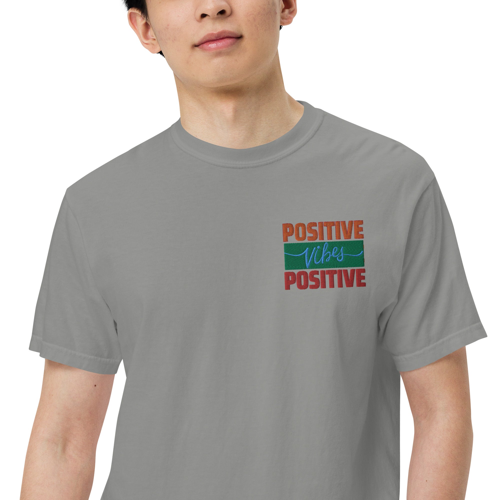 Motivational Positive Vibes: Unisex Comfort Wear/Colors Heavyweight T-Shirt