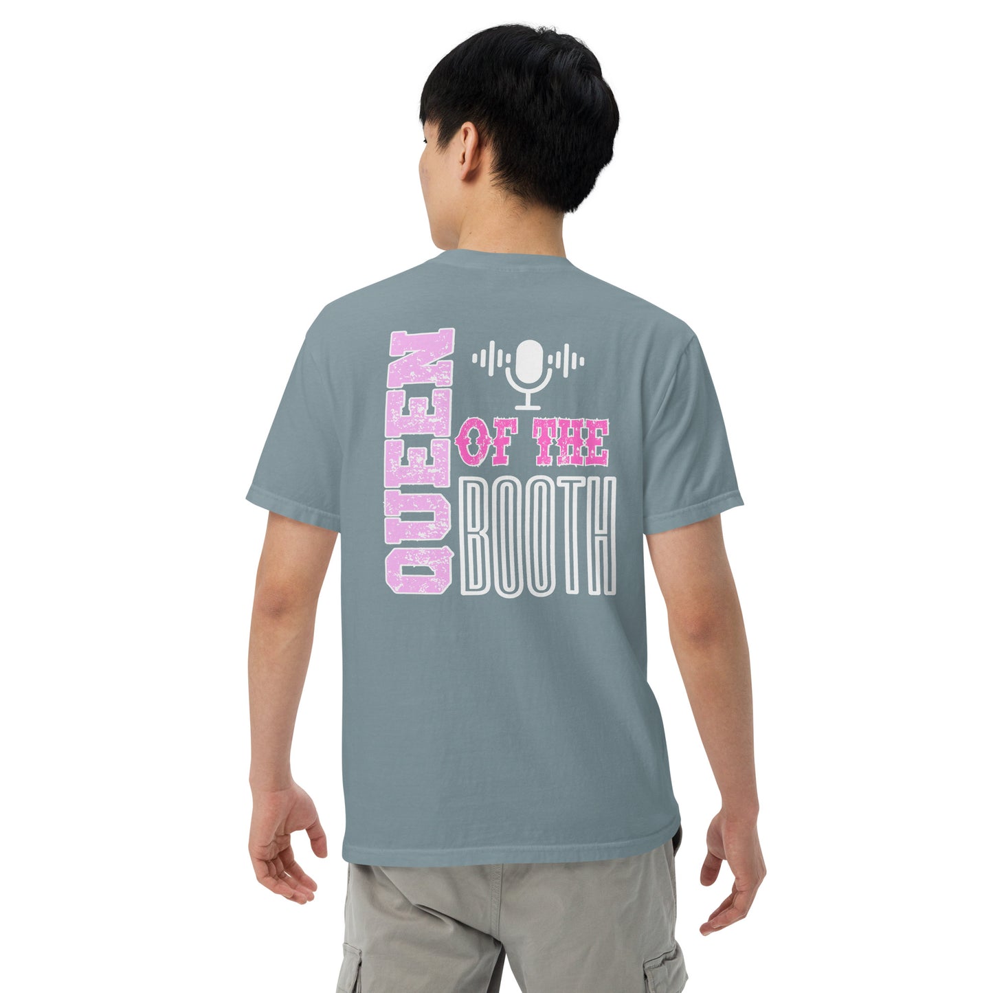 SOTVO Booth Wear: "Queen of the Booth": Unisex Comfort Wear/Colors Heavyweight T-Shirt