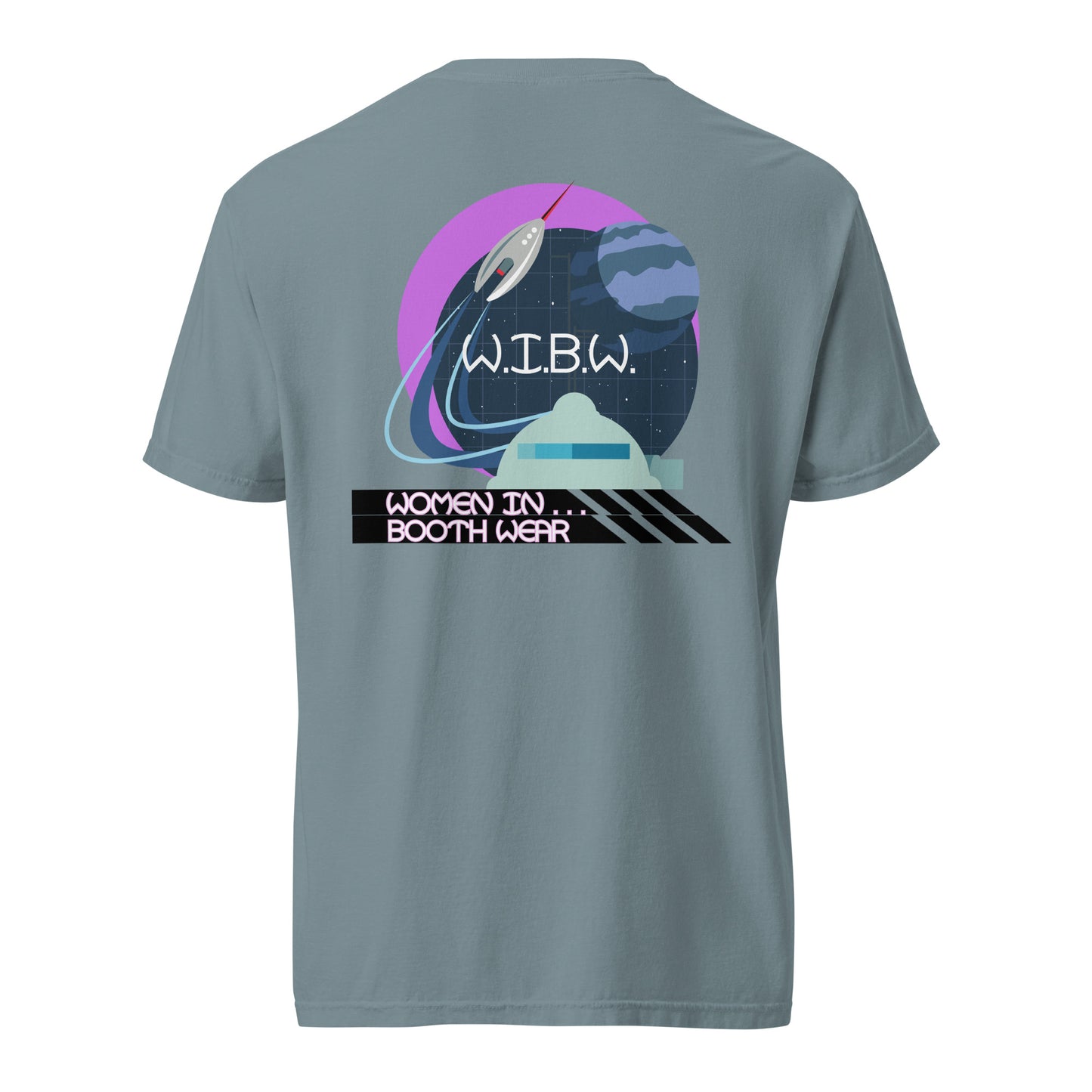 SOTVO Booth Wear: W.I.B.W. Women In Booth Wear: Unisex Comfort Wear/Colors Heavyweight T-Shirt