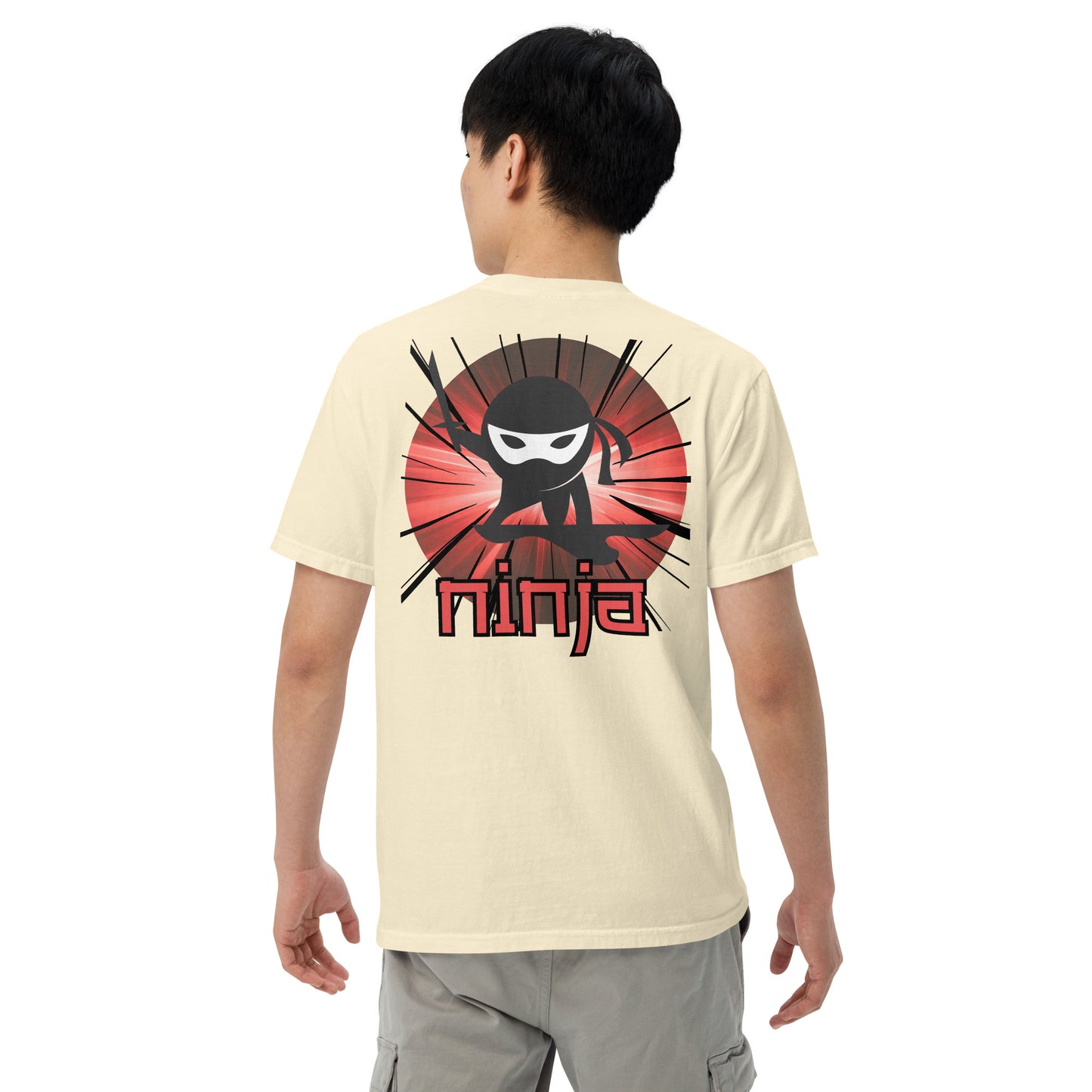 SOTVO Booth Wear: Ninja Warrior: Unisex Comfort Wear/Colors Heavyweight T-Shirt