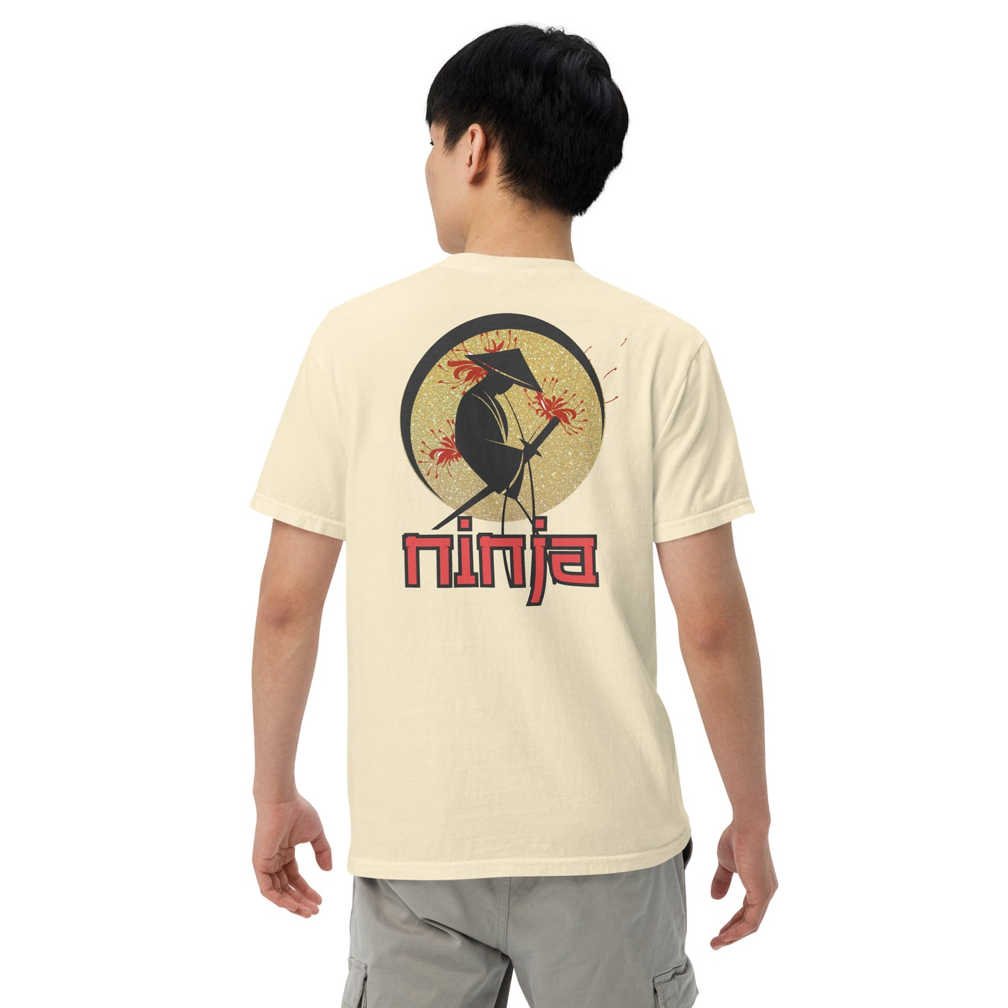 SOTVO Booth Wear: Ninja Warrior: Unisex Comfort Wear/Colors Heavyweight T-Shirt