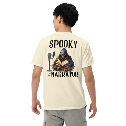 SOTVO Skeleton Sugar Skull Spooky Narrator: Unisex Comfort Wear/Colors Heavyweight T-Shirt