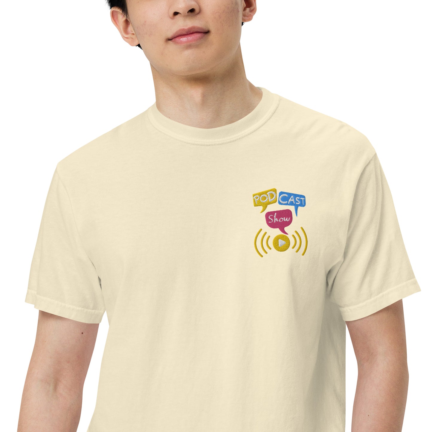 Podcast Show: Unisex Comfort Wear/Colors Heavyweight T-Shirt