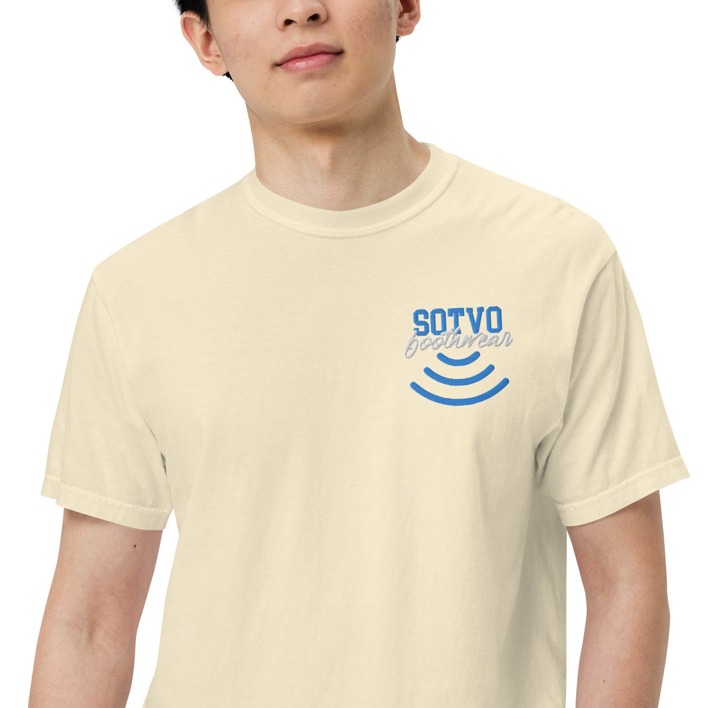 SOTVO Booth Wear: M.I.B.W. Men In Booth Wear: Unisex Comfort Wear/Colors Heavyweight T-Shirt