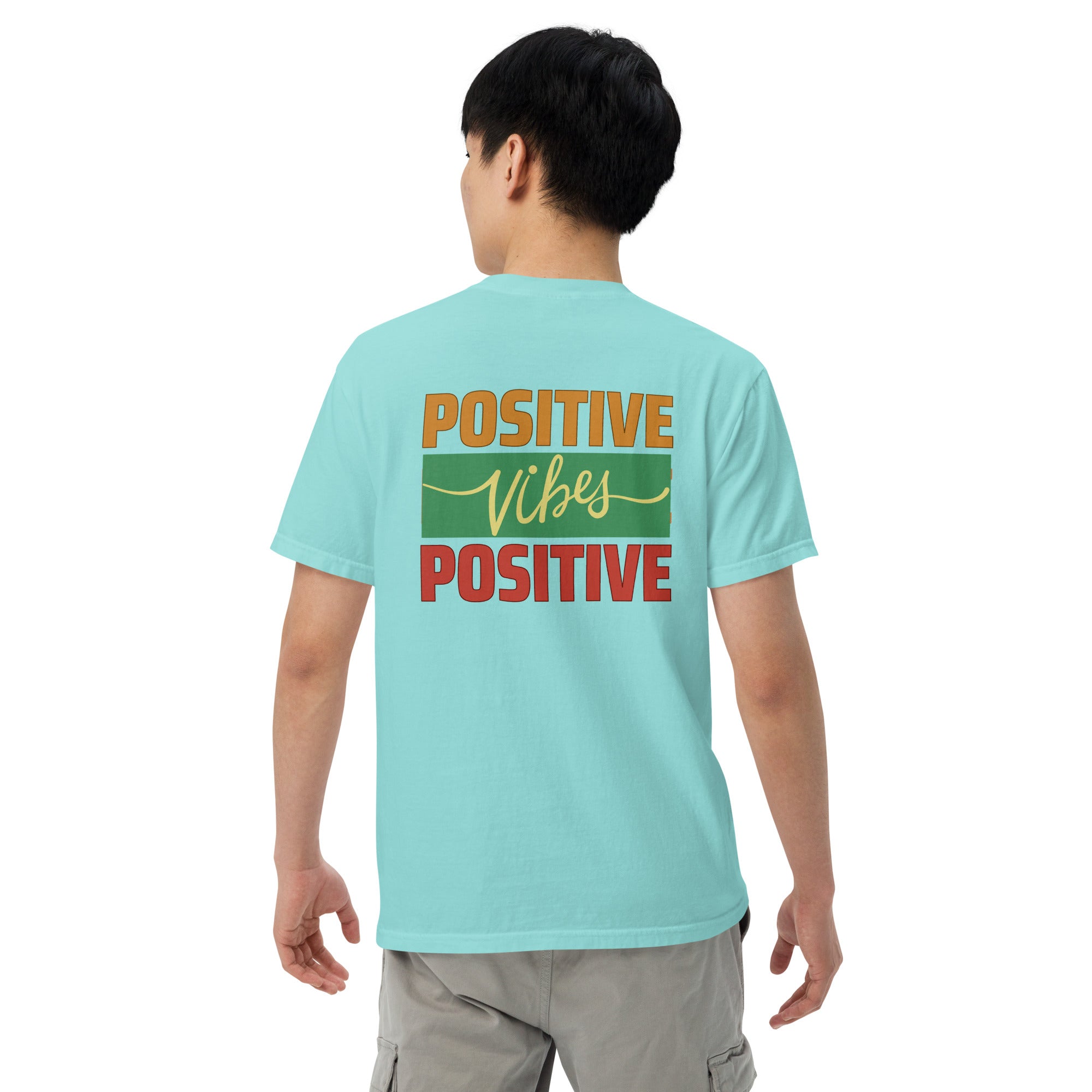 Motivational Positive Vibes: Unisex Comfort Wear/Colors Heavyweight T-Shirt