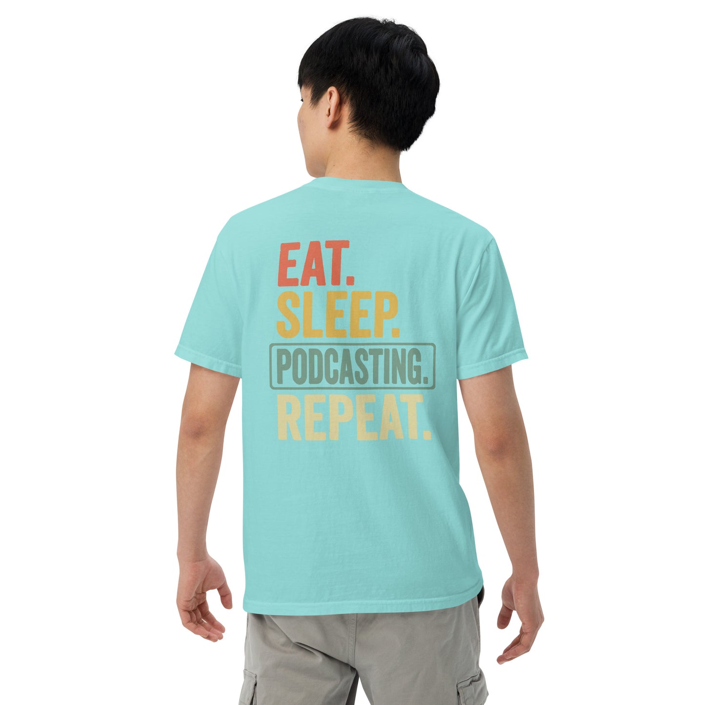 SOTVO Booth Wear: Podcast Repeat: Unisex Comfort Wear/Colors Heavyweight T-Shirt