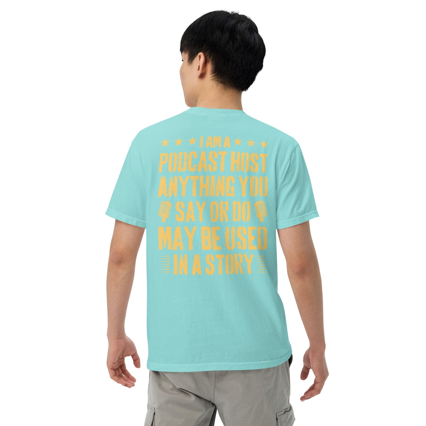 Podcasting Fun: Unisex Comfort Wear/Colors Heavyweight T-Shirt