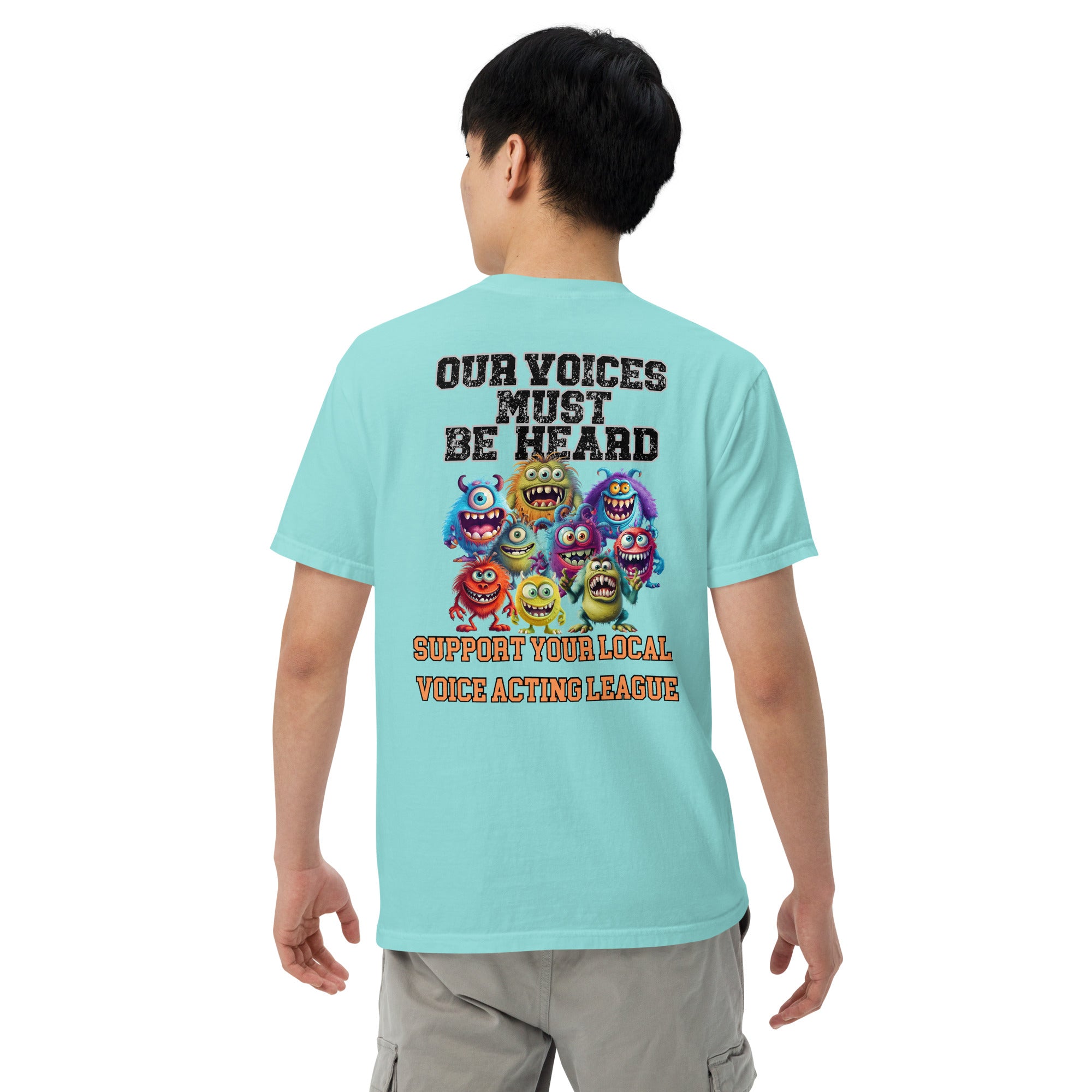 Cartoon Animation Guild &quot;Our Voices Must Be Heard&quot;: Unisex Comfort Wear/Colors Heavyweight T-Shirt