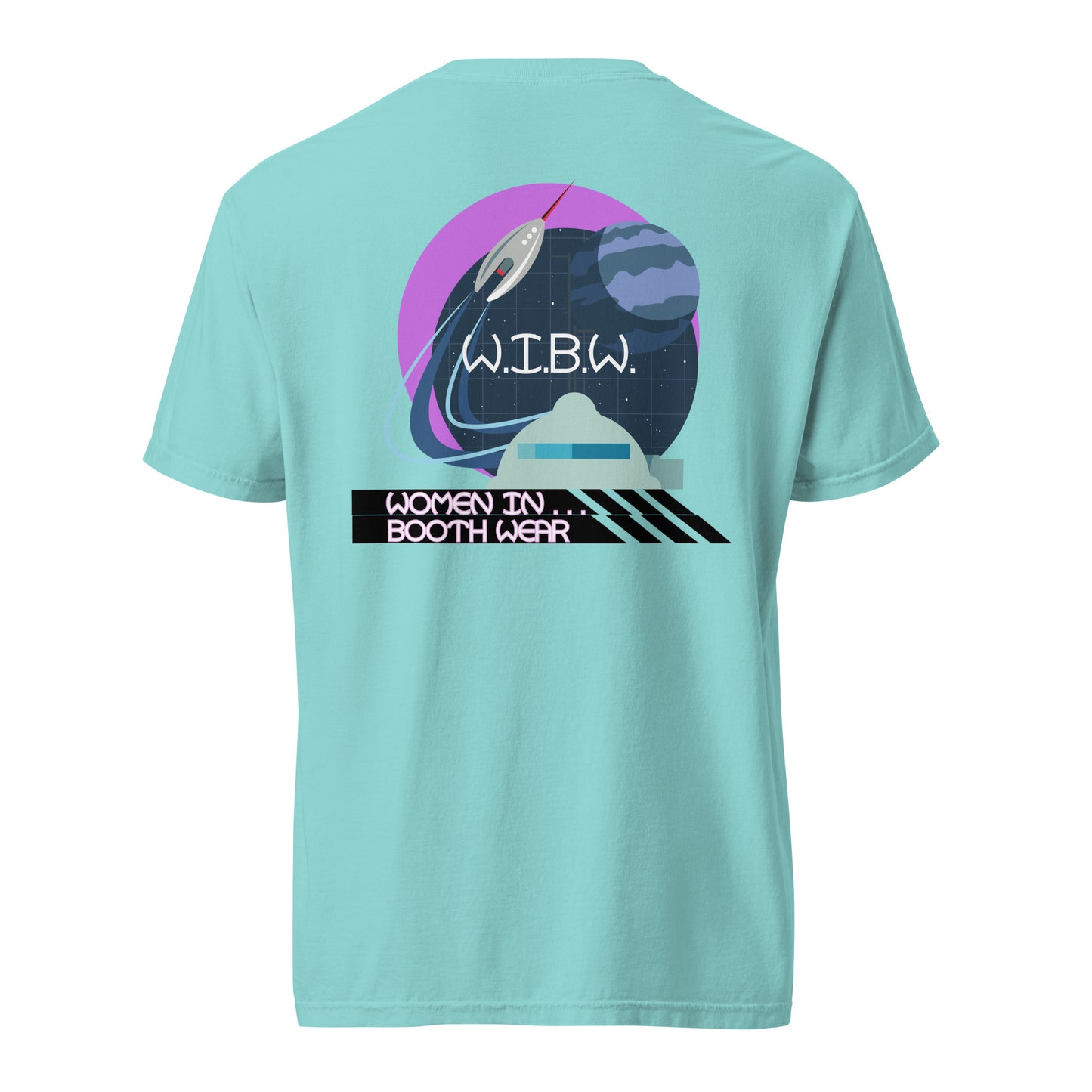 SOTVO Booth Wear: W.I.B.W. Women In Booth Wear: Unisex Comfort Wear/Colors Heavyweight T-Shirt