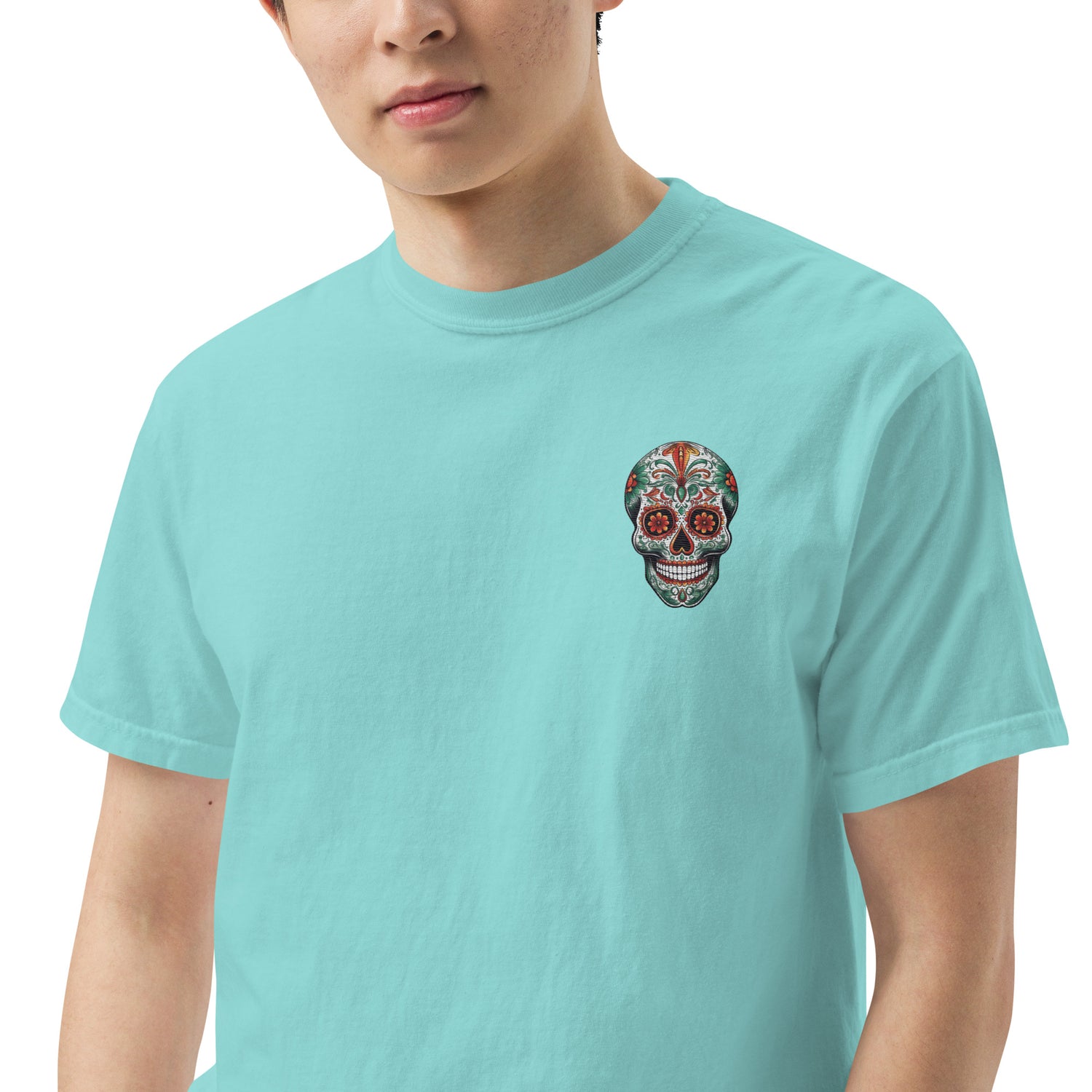 SOTVO Skeleton Sugar Skull Boo...tiful To The Bone Narrator: Unisex Comfort Wear/Colors Heavyweight T-Shirt