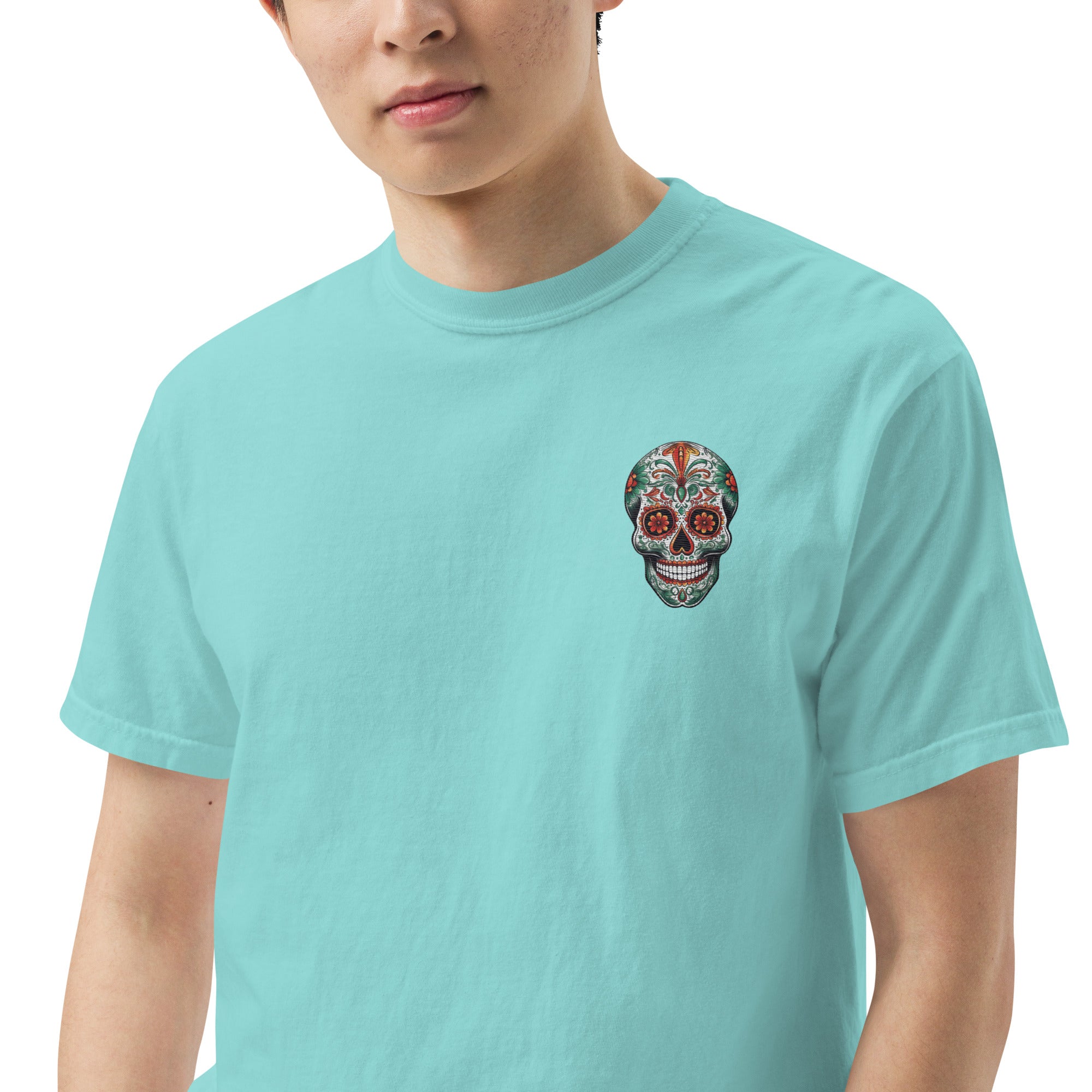 SOTVO Skeleton Sugar Skull Boo...tiful To The Bone Narrator: Unisex Comfort Wear/Colors Heavyweight T-Shirt