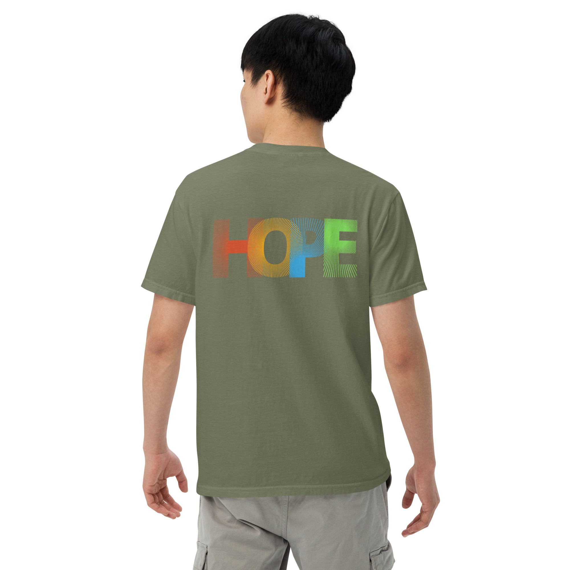 Motivational Affirmations HOPE: Unisex Comfort Wear/Colors Heavyweight T-Shirt