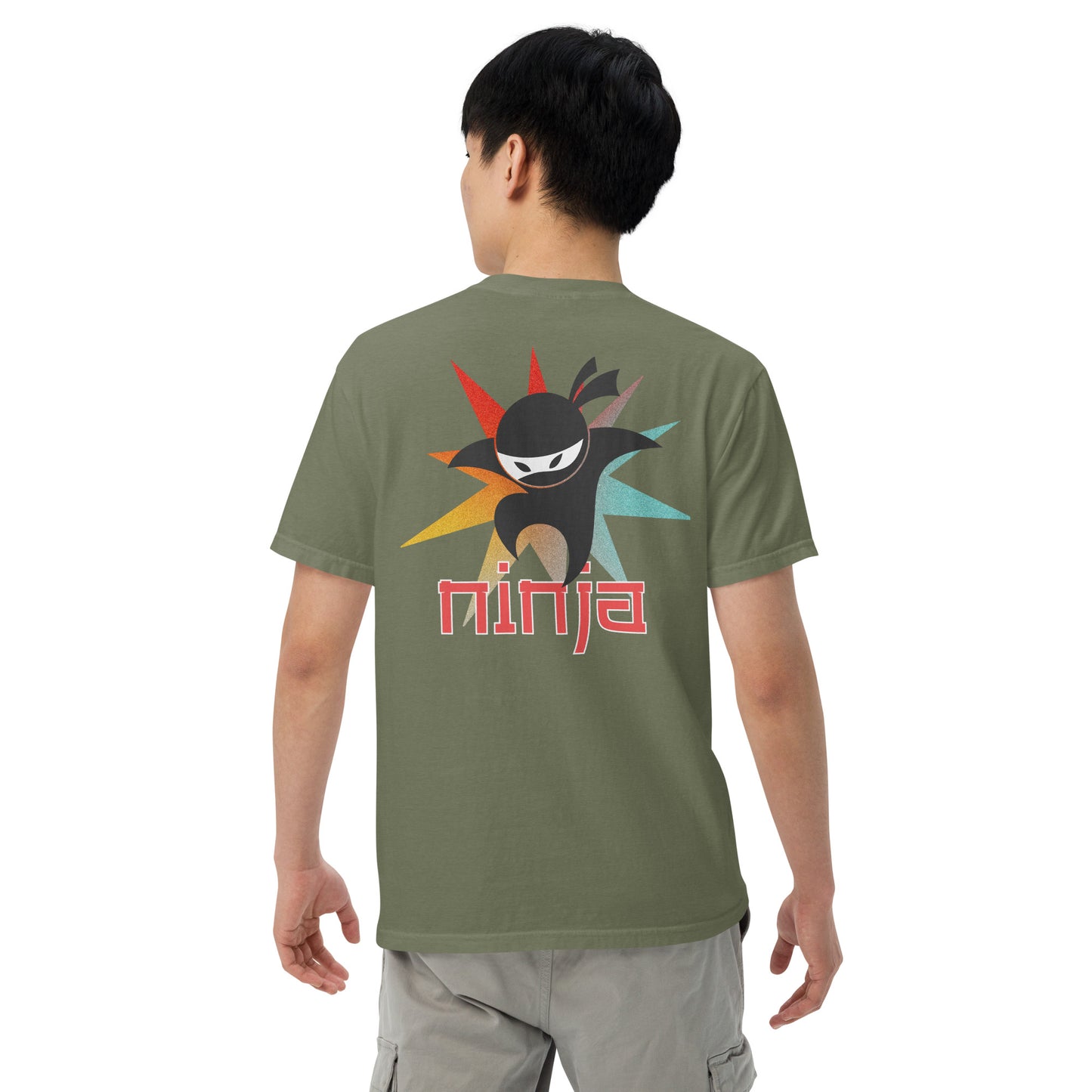 SOTVO Booth Wear: Ninja Warrior: Unisex Comfort Wear/Colors Heavyweight T-Shirt
