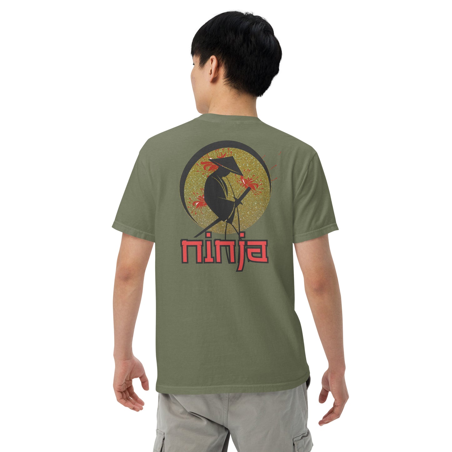 SOTVO Booth Wear: Ninja Warrior: Unisex Comfort Wear/Colors Heavyweight T-Shirt