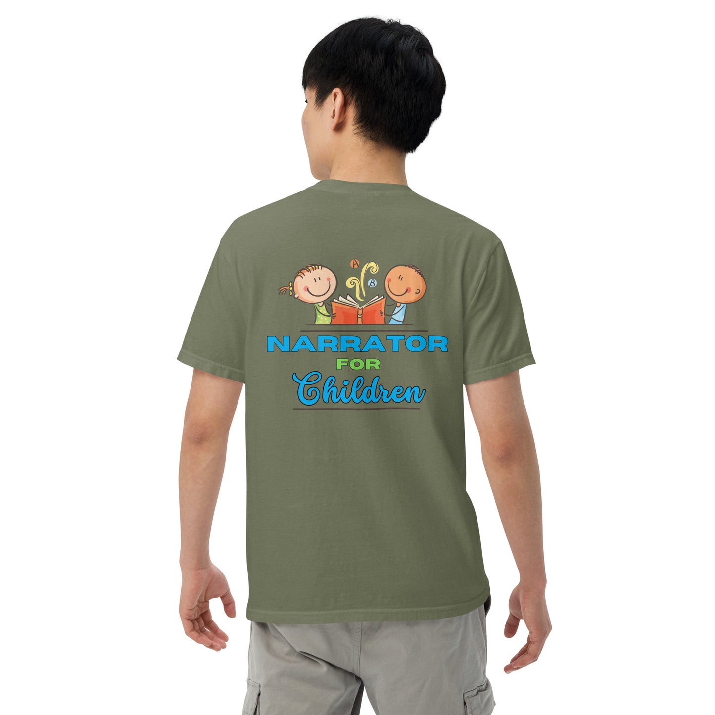 SOTVO Booth Wear: Narrator for Children: Unisex Comfort Wear/Colors Heavyweight T-Shirt