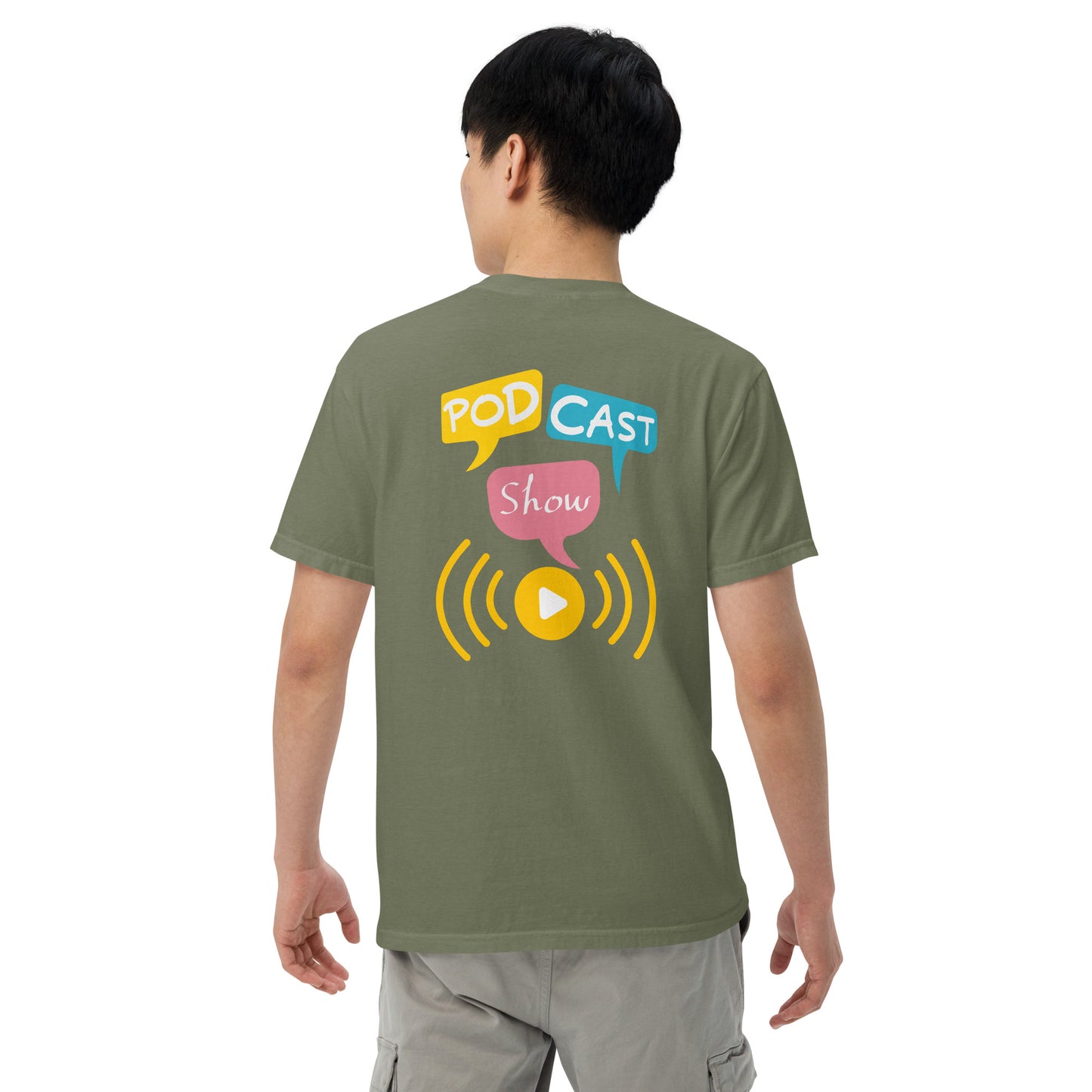 Podcast Show: Unisex Comfort Wear/Colors Heavyweight T-Shirt
