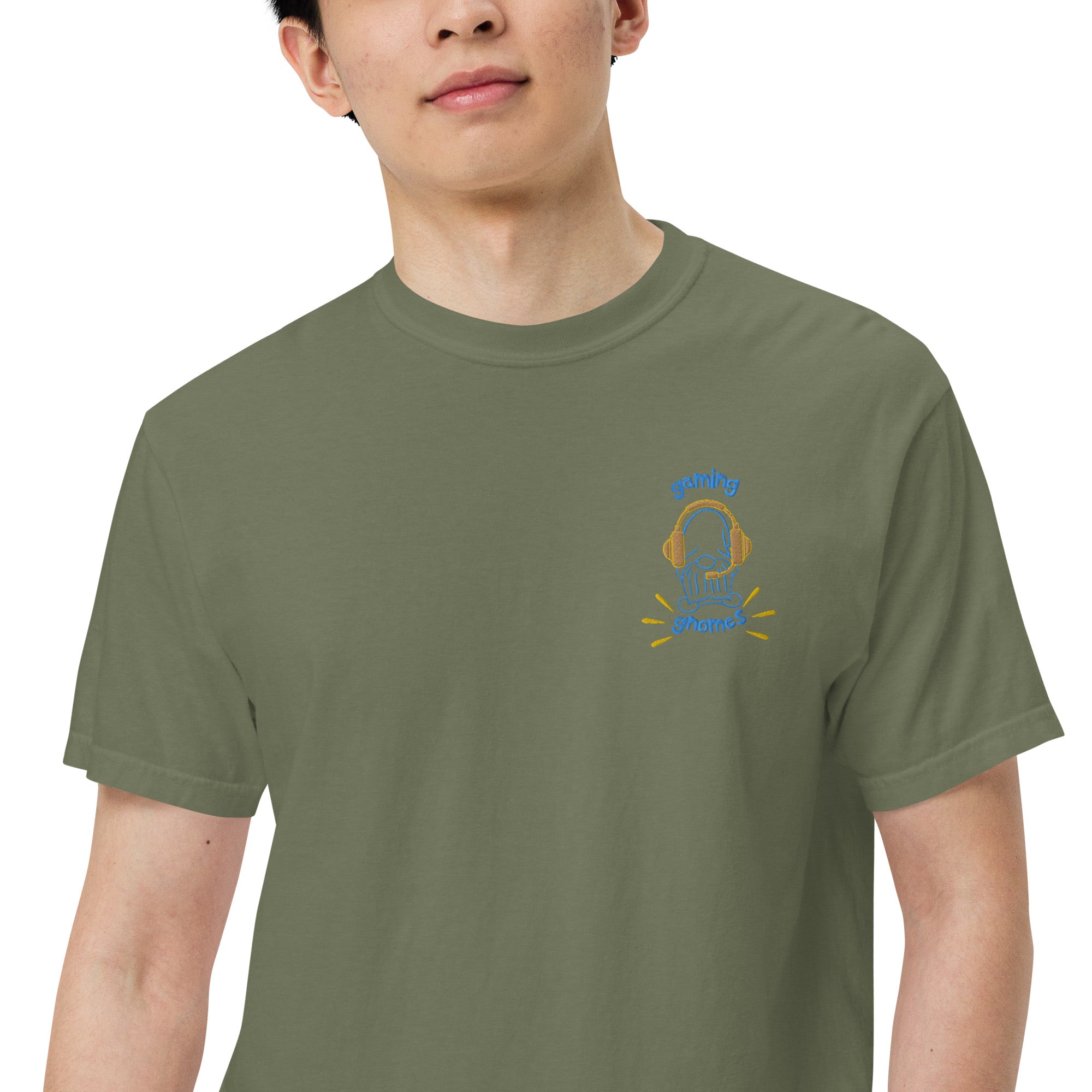 Gaming Gnomes: Unisex Comfort Wear/Colors Heavyweight T-Shirt