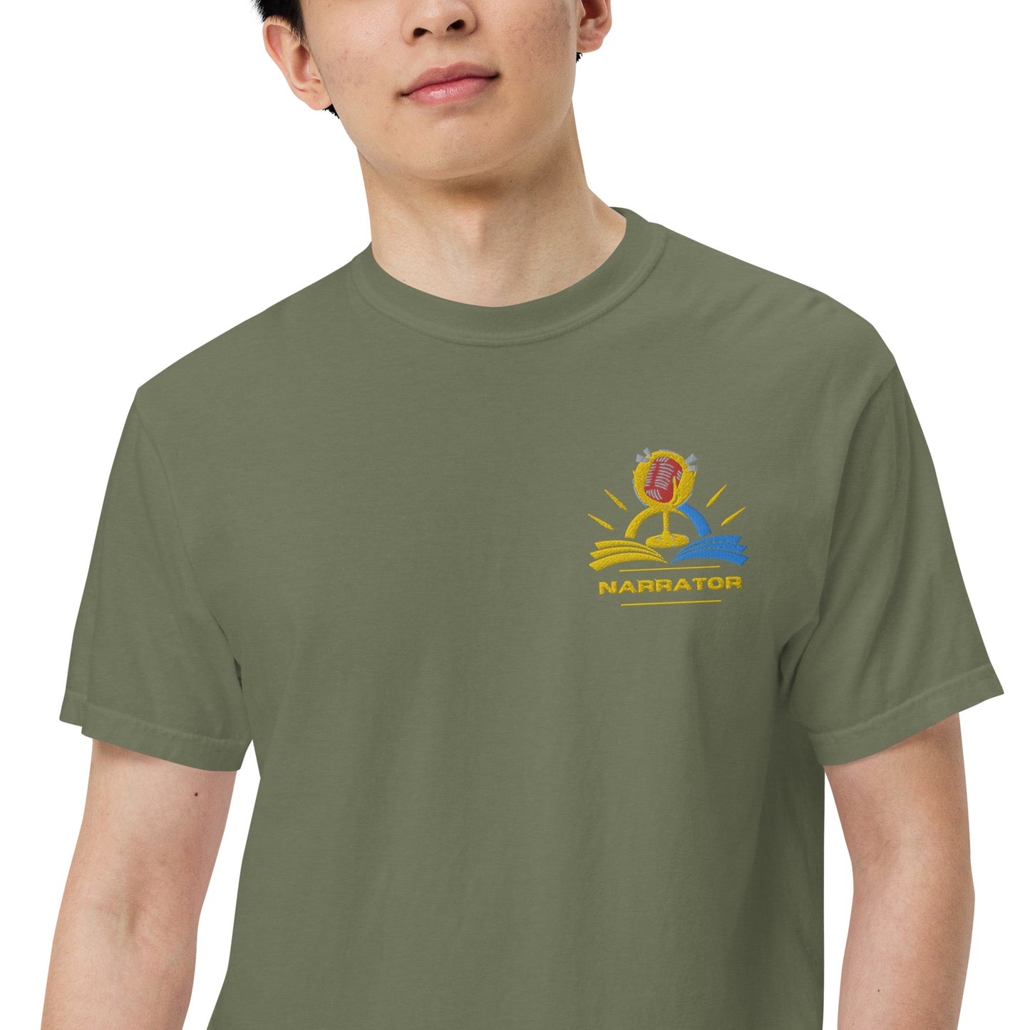 SOTVO Booth Wear: Children's Audiobook Narrator Storyteller: Unisex Comfort Wear/Colors Heavyweight T-Shirt