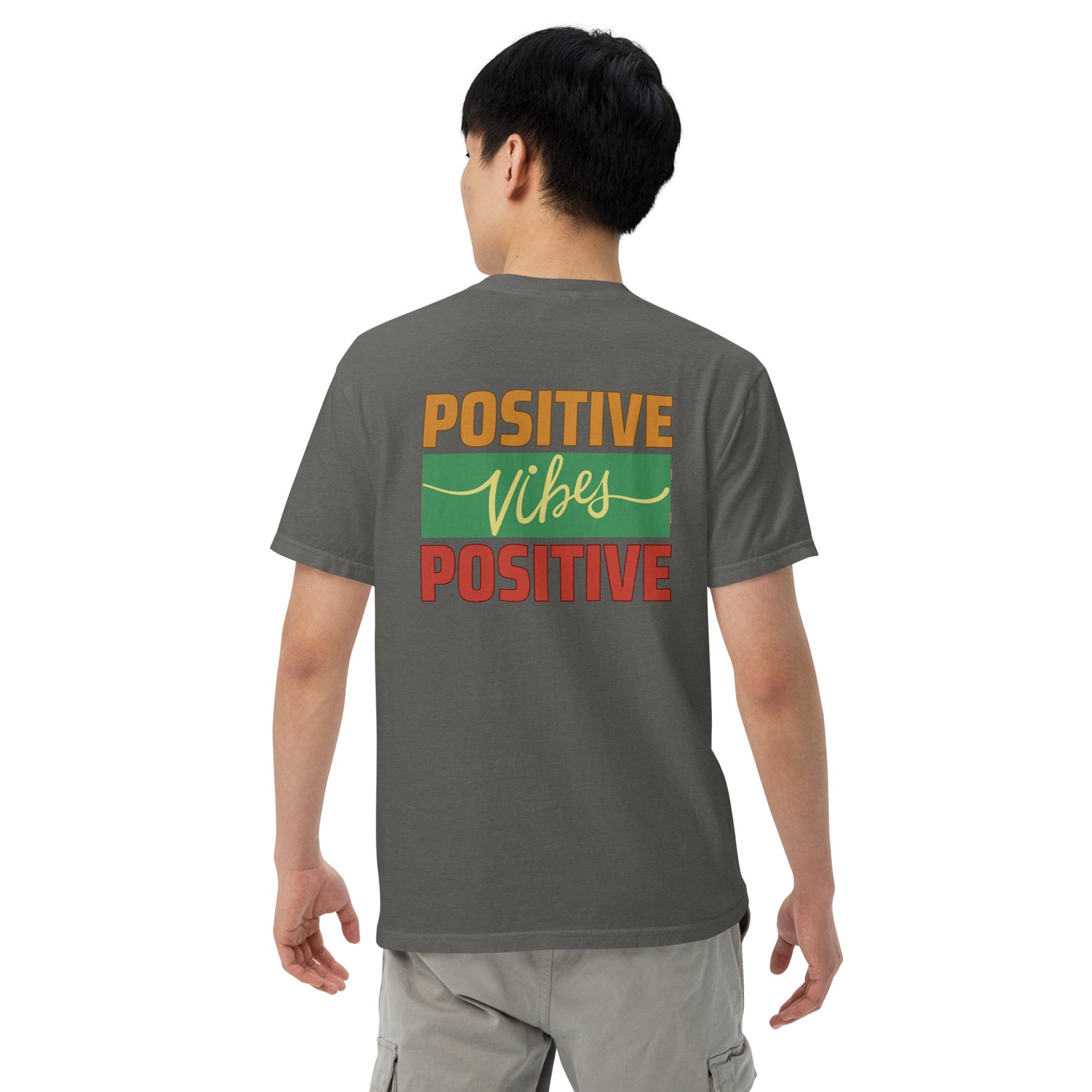 Motivational Positive Vibes: Unisex Comfort Wear/Colors Heavyweight T-Shirt