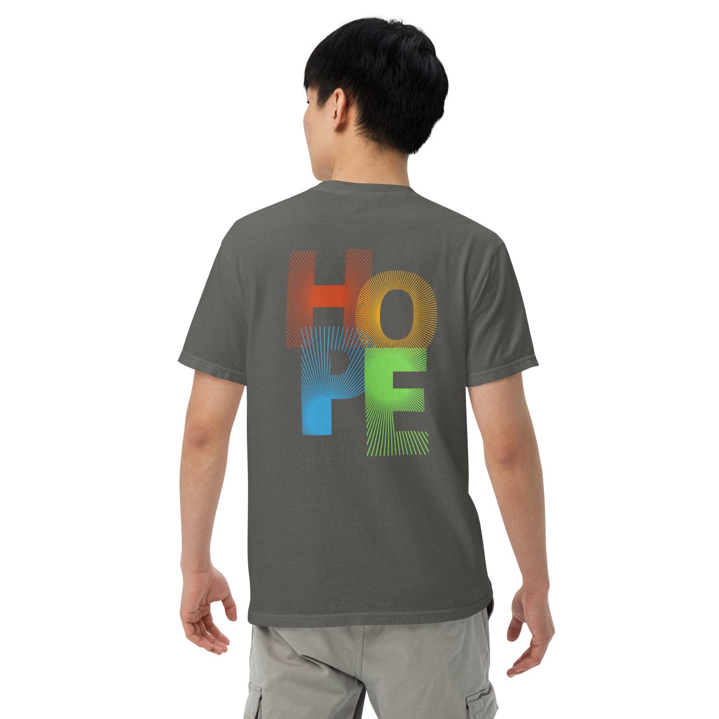 Motivational Affirmations HOPE: Unisex Comfort Wear/Colors Heavyweight T-Shirt