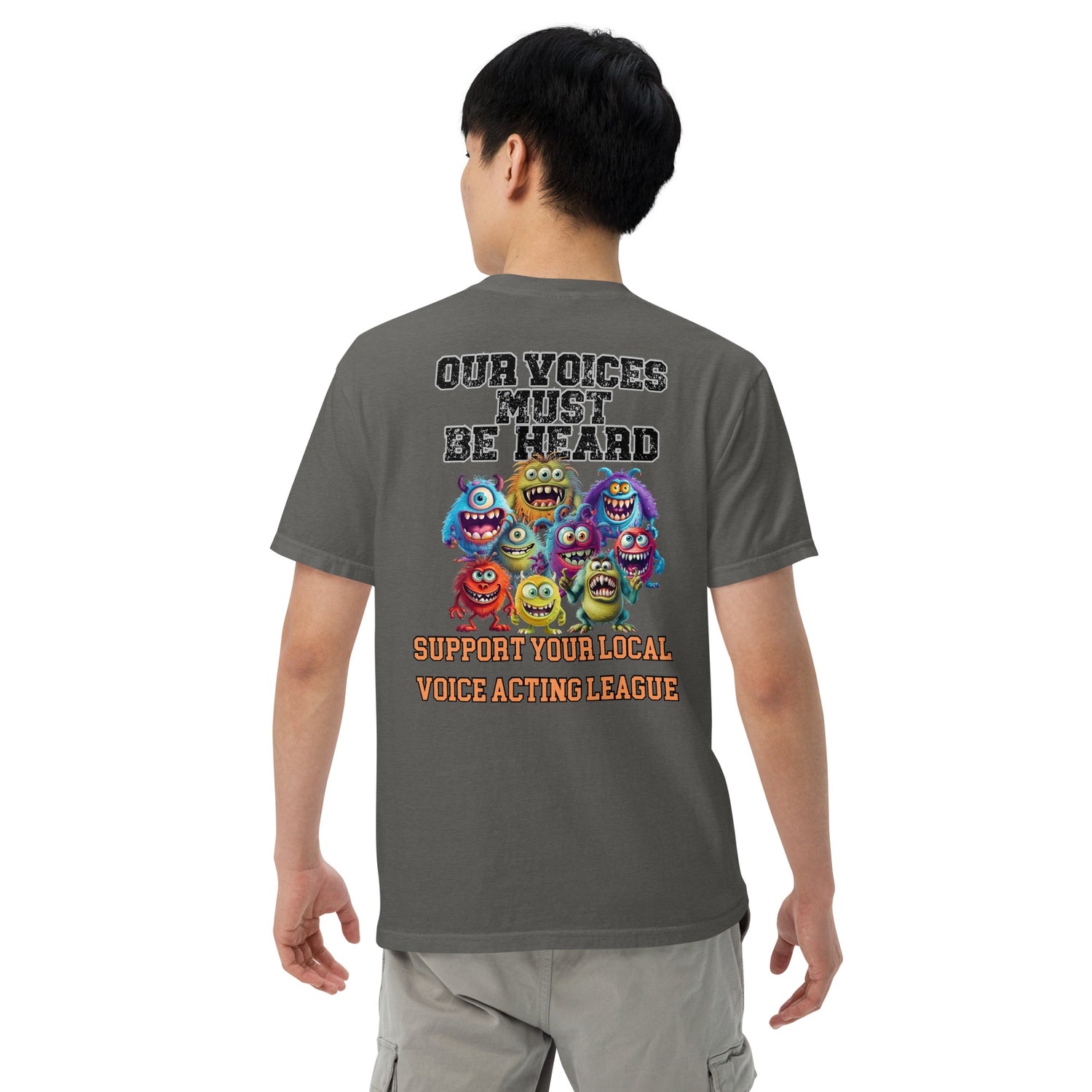 Cartoon Animation Guild &quot;Our Voices Must Be Heard&quot;: Unisex Comfort Wear/Colors Heavyweight T-Shirt