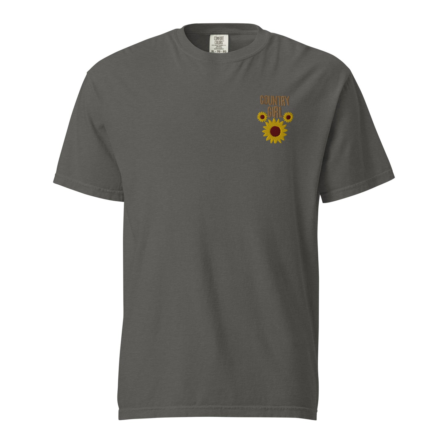 Cute Country Girl Fun Chickens: Unisex Comfort Wear/Colors Heavyweight T-Shirt