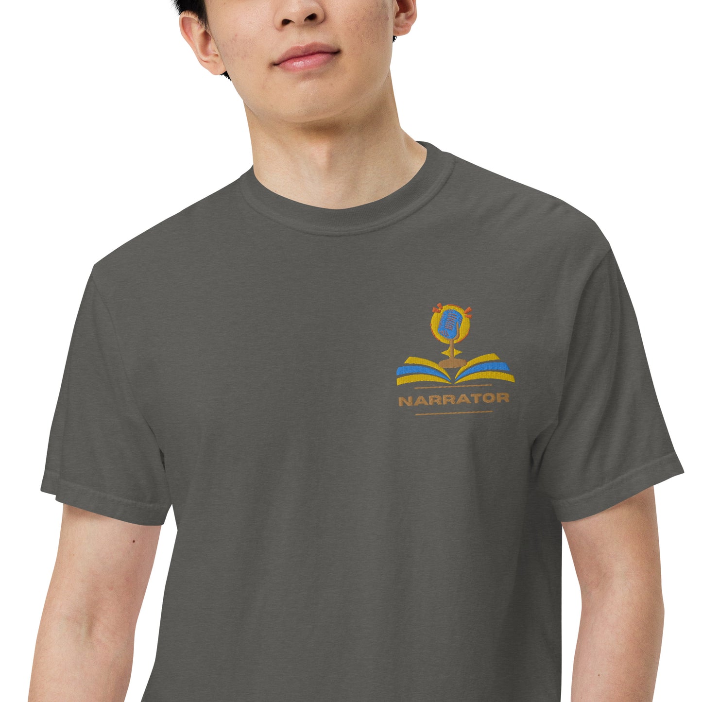 SOTVO Booth Wear: Narrator: Unisex Comfort Wear/Colors Heavyweight T-Shirt