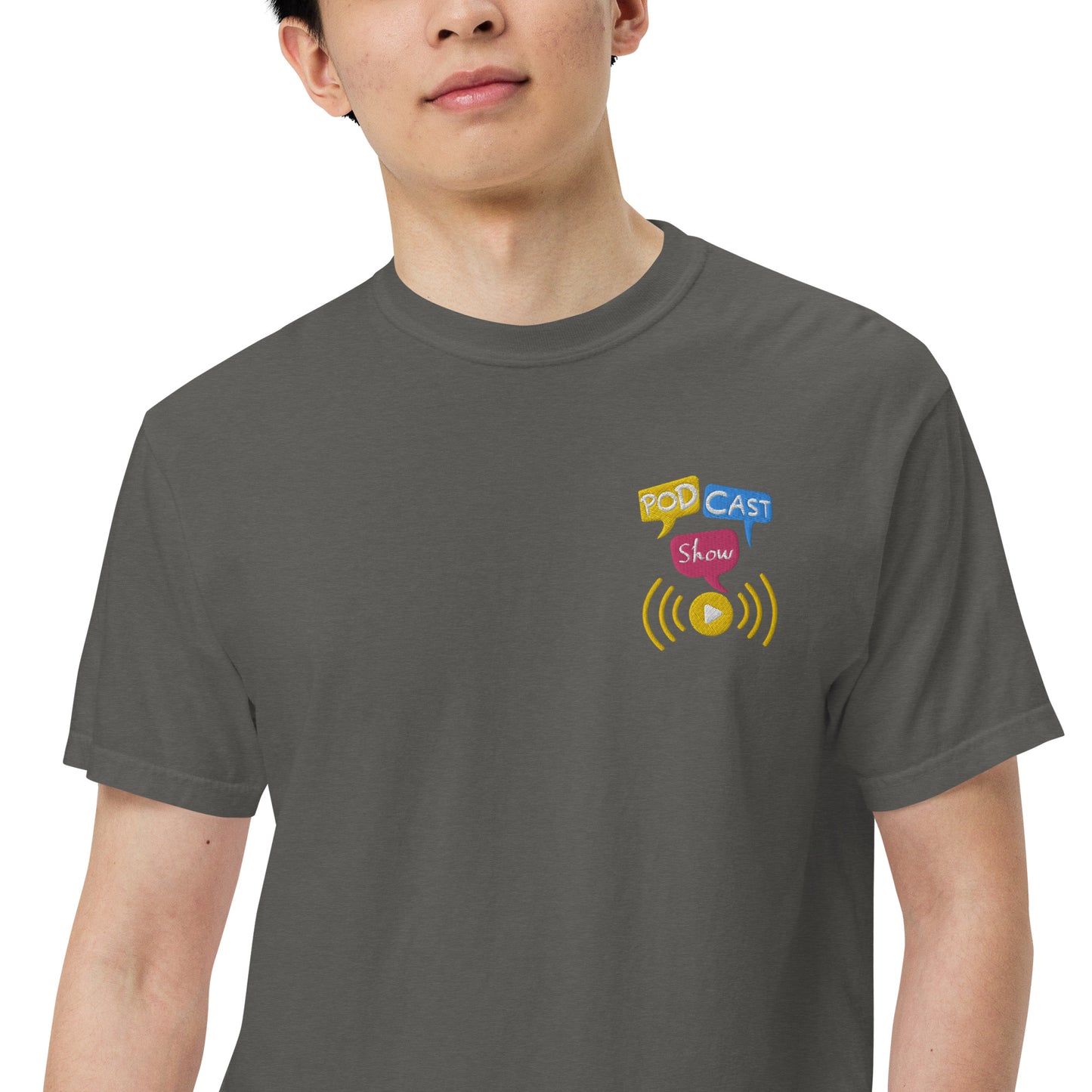 Podcast Show: Unisex Comfort Wear/Colors Heavyweight T-Shirt