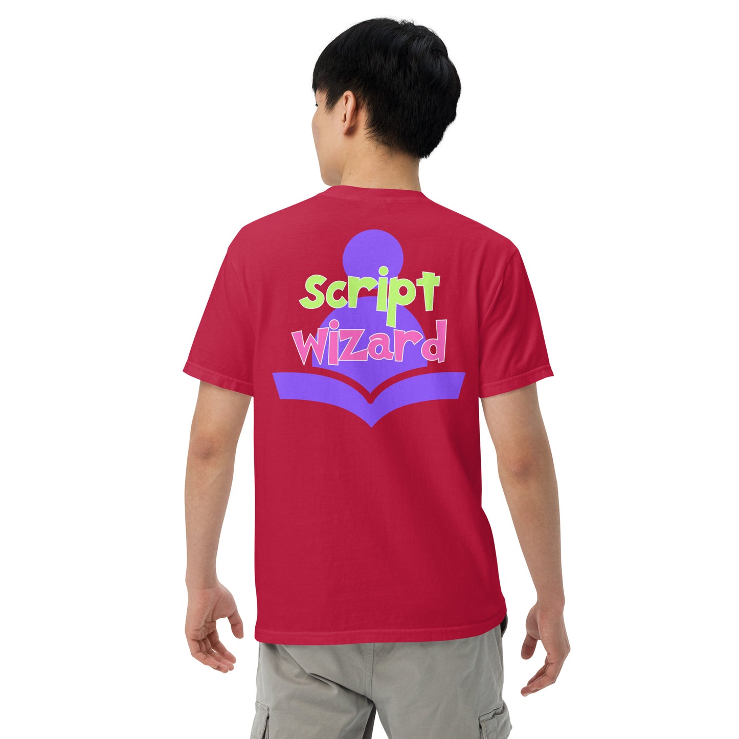 SOTVO Booth Wear: Script Wizard: Unisex Comfort Wear/Colors Heavyweight T-Shirt