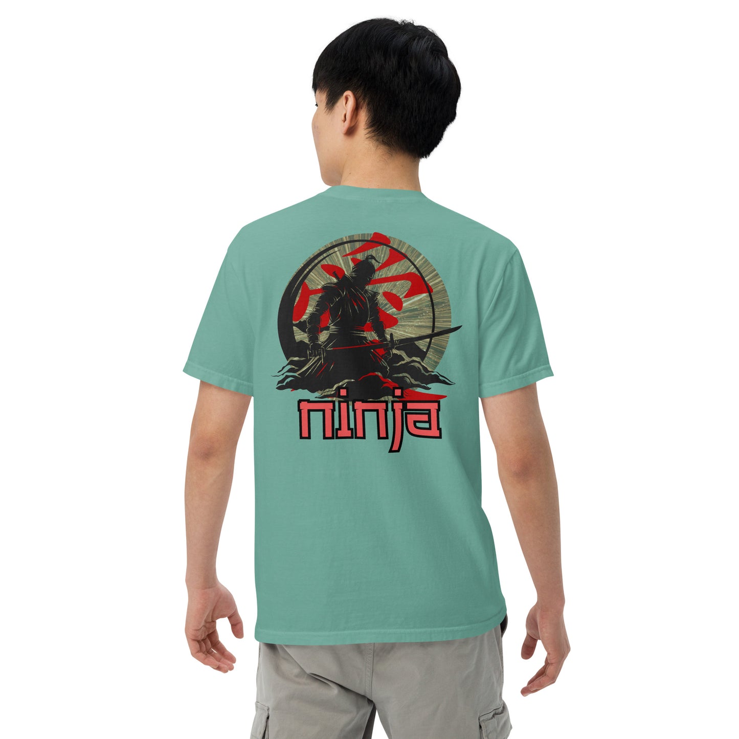 SOTVO Booth Wear: Ninja Warrior: Unisex Comfort Wear/Colors Heavyweight T-Shirt