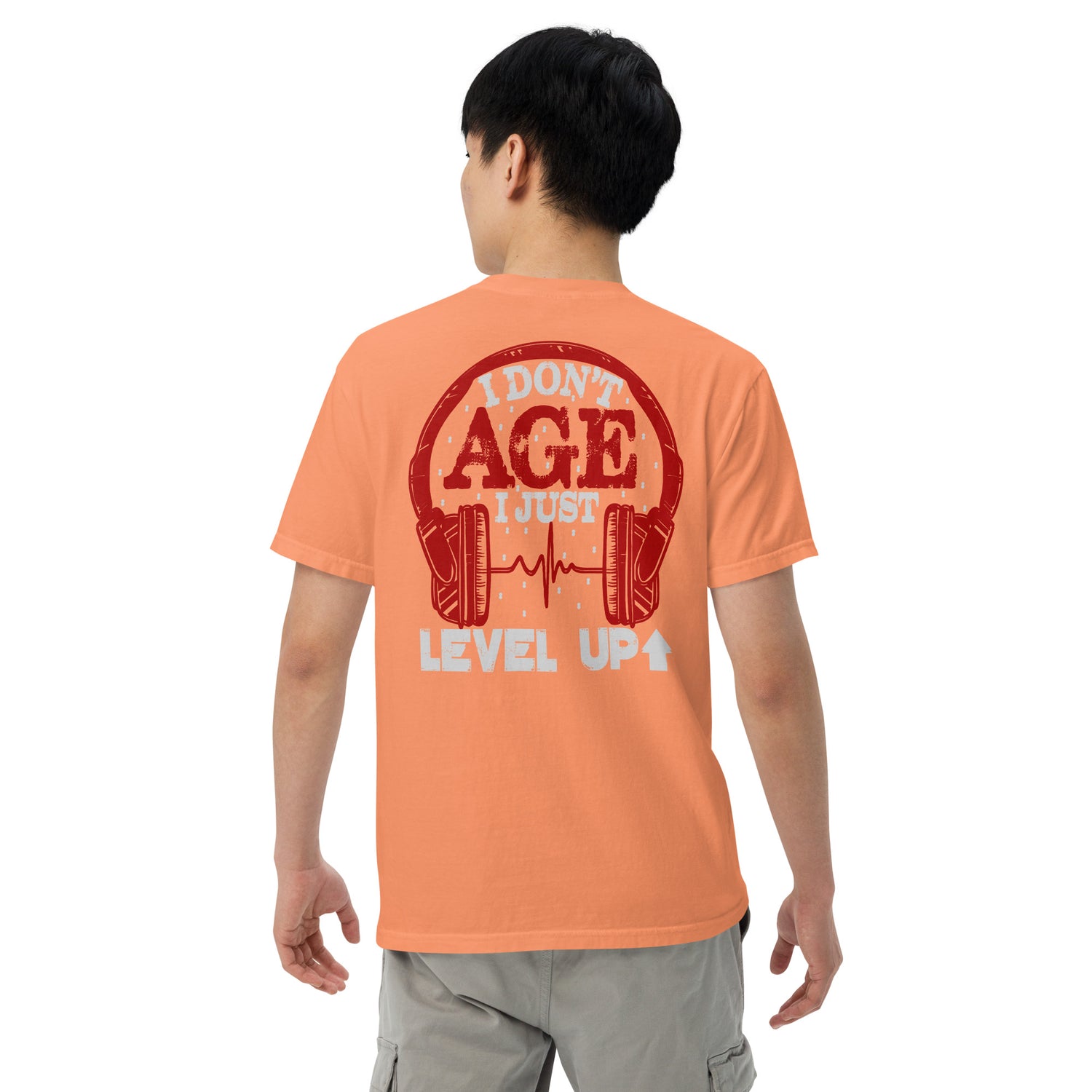 Older Bolder Level Up: Unisex Comfort Wear/Colors Heavyweight T-Shirt