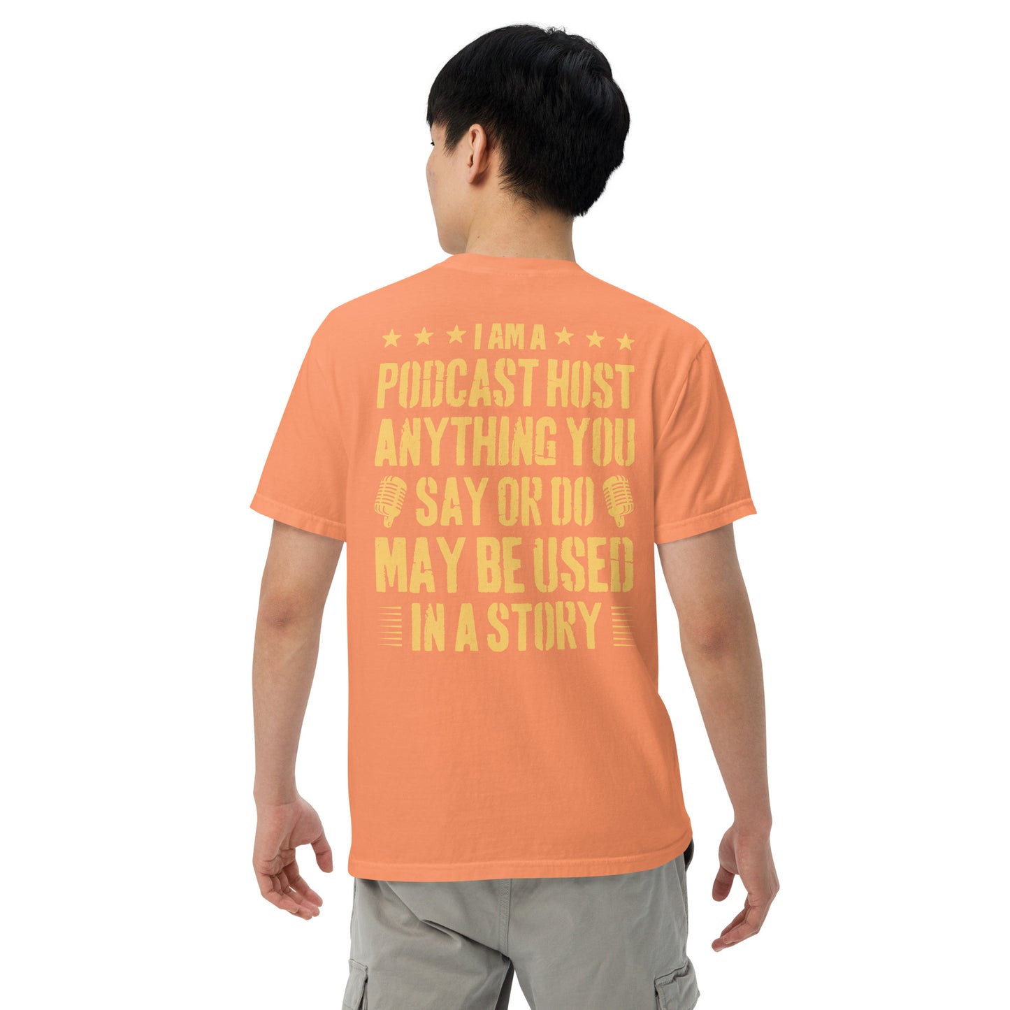 Podcasting Fun: Unisex Comfort Wear/Colors Heavyweight T-Shirt