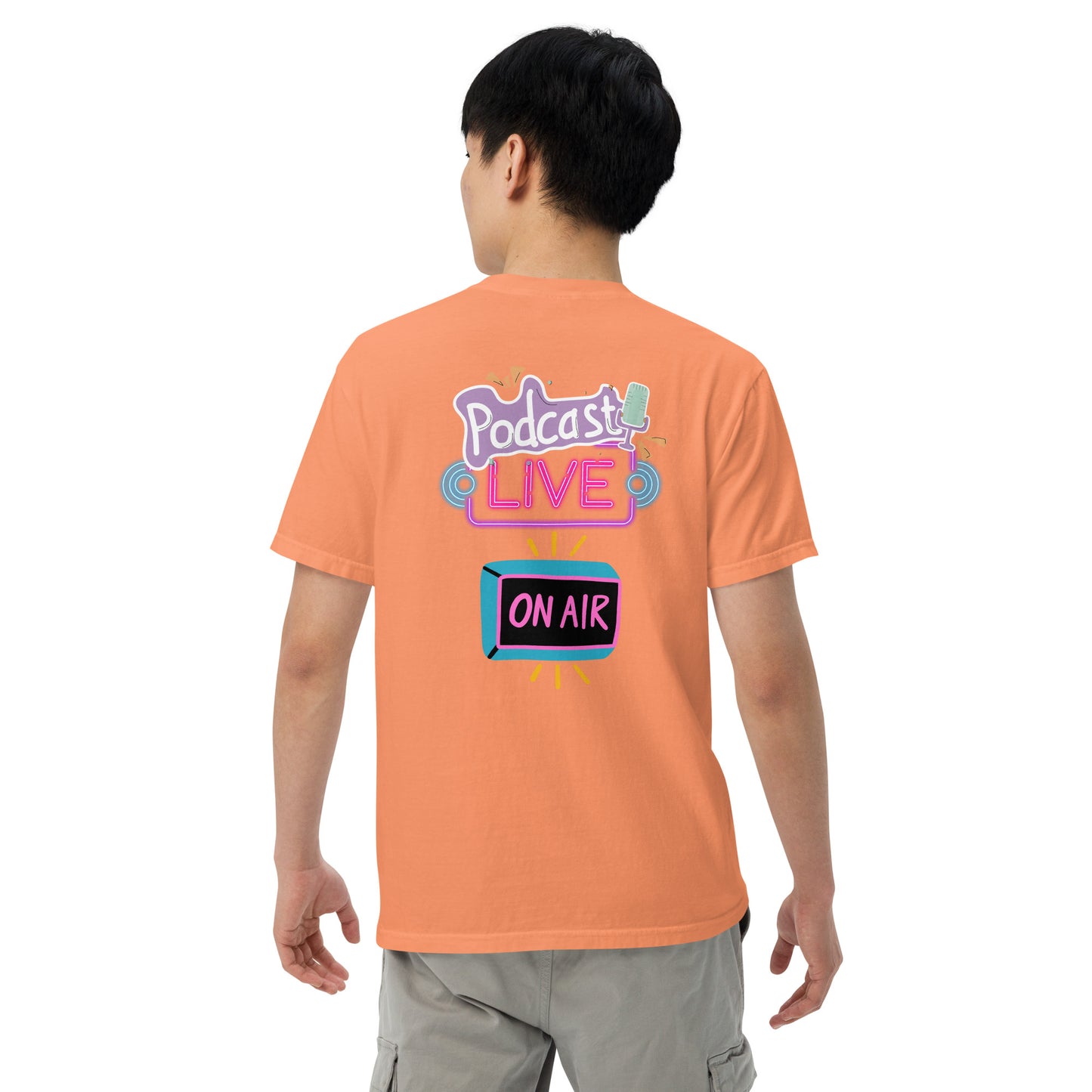 Podcast Live On Air: Unisex Comfort Wear/Colors Heavyweight T-Shirt