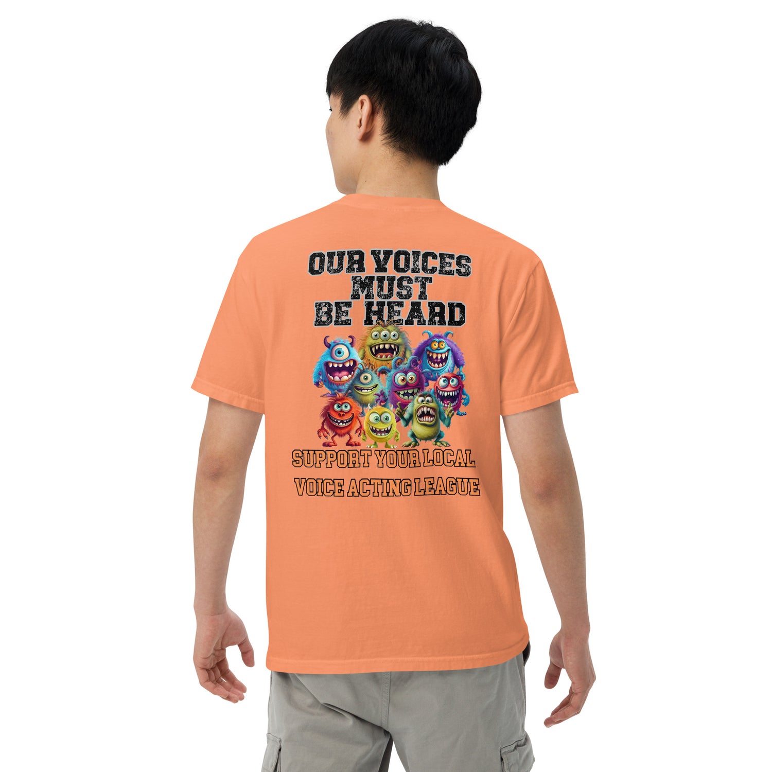 Cartoon Animation Guild &quot;Our Voices Must Be Heard&quot;: Unisex Comfort Wear/Colors Heavyweight T-Shirt