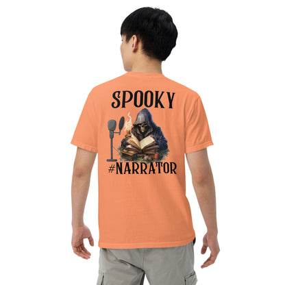 SOTVO Skeleton Sugar Skull Spooky Narrator: Unisex Comfort Wear/Colors Heavyweight T-Shirt